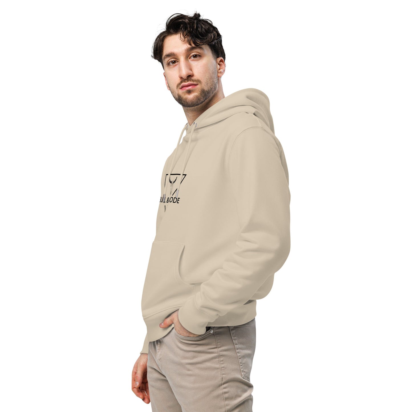 BULL & NODE Men's desert dust essential eco hoodie - Bull & Node