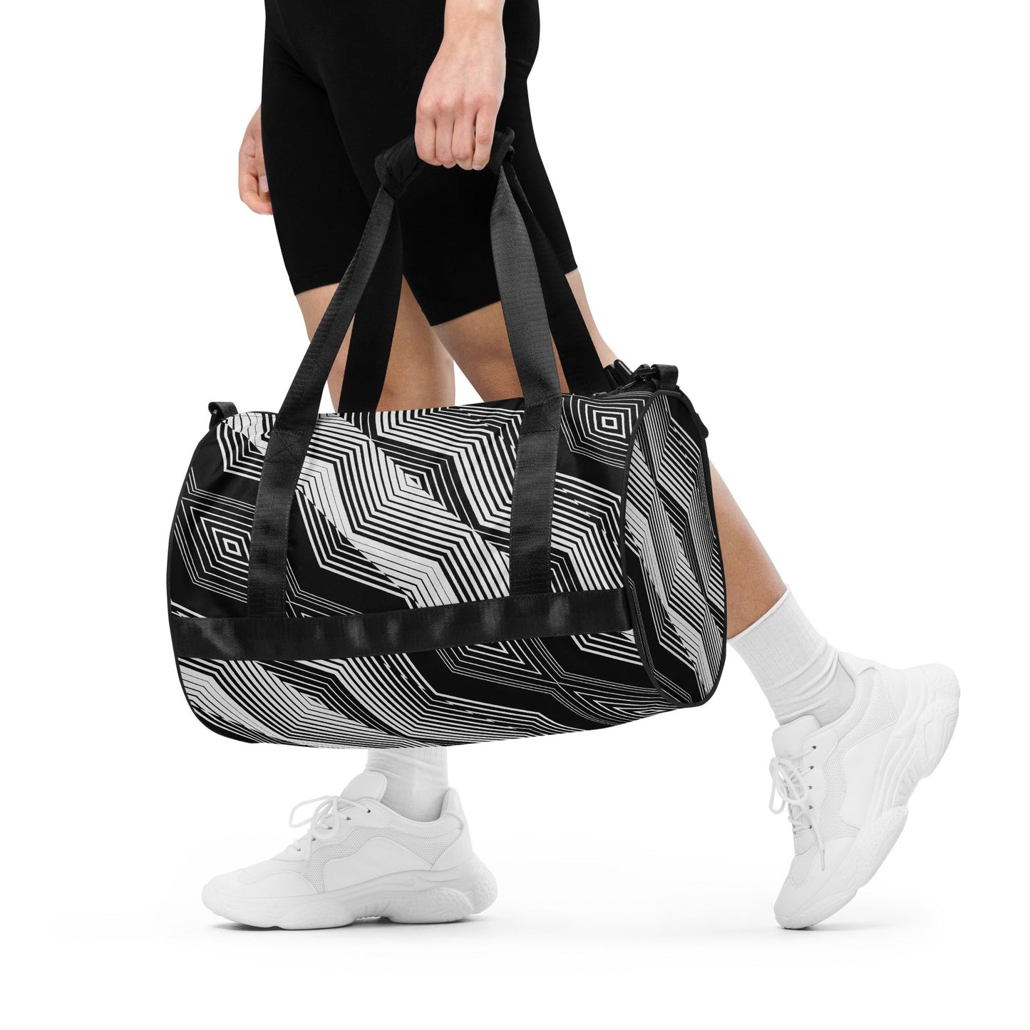 GEOMETRIC WAVE gym bag - Bull & Node