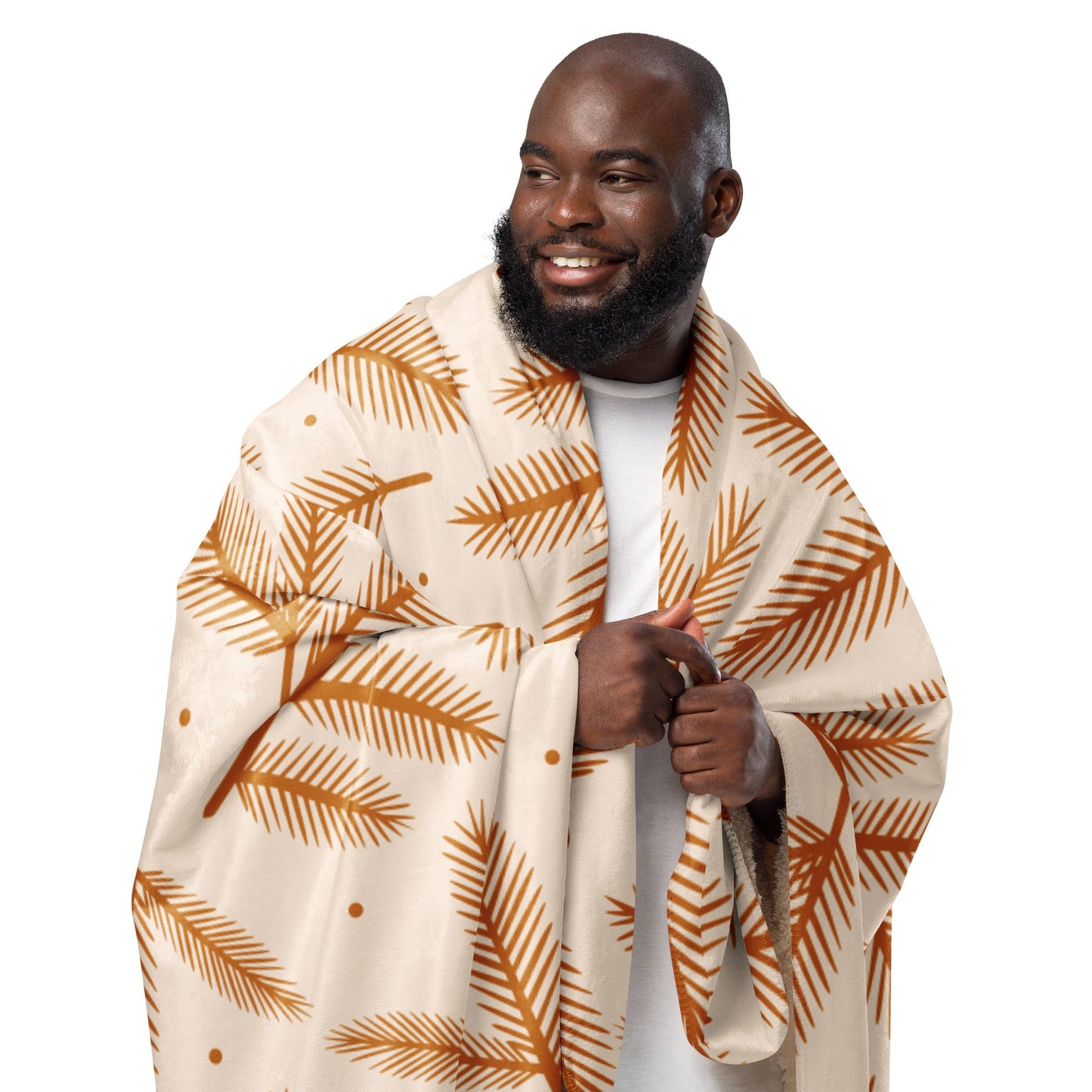 Spruce Needles 50"x60" Sherpa blanket - Bull & Node