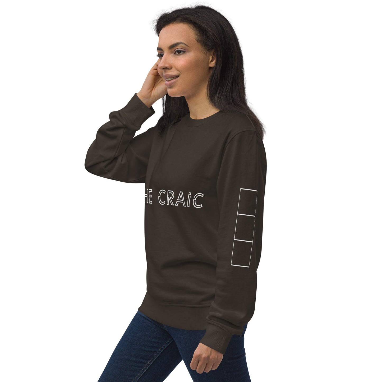 THE CRAIC Unisex charcoal organic sweatshirt - Bull & Node