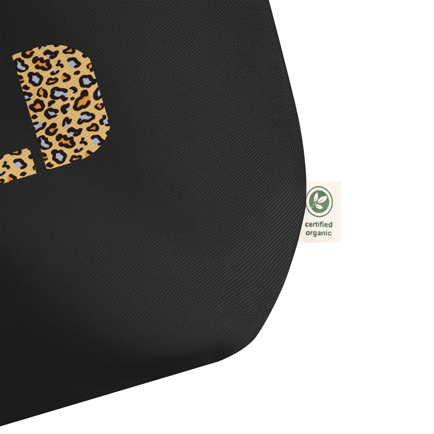 WILD black large organic tote bag - Bull & Node