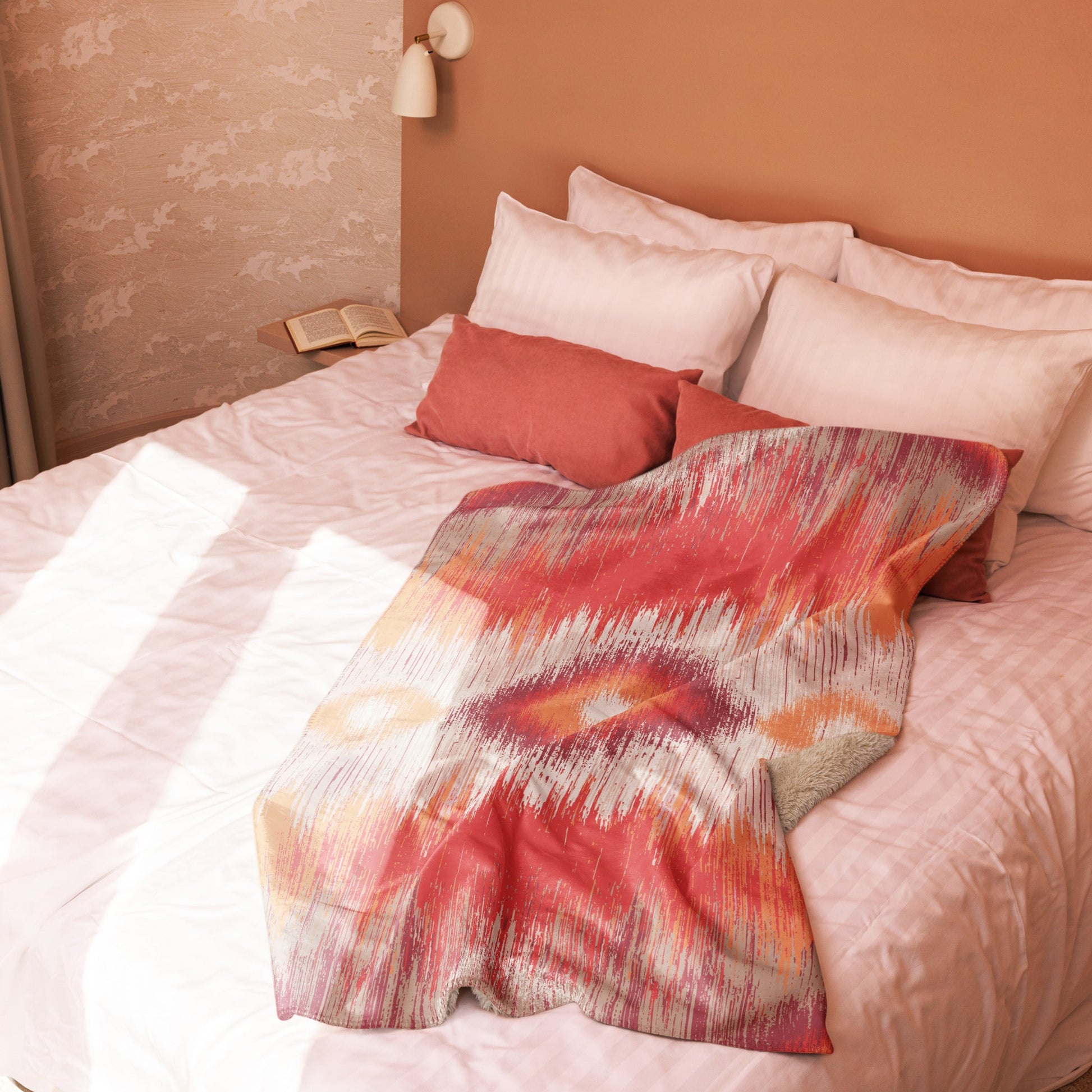 AZTEC 37" x 57" Sherpa blanket - Bull & Node