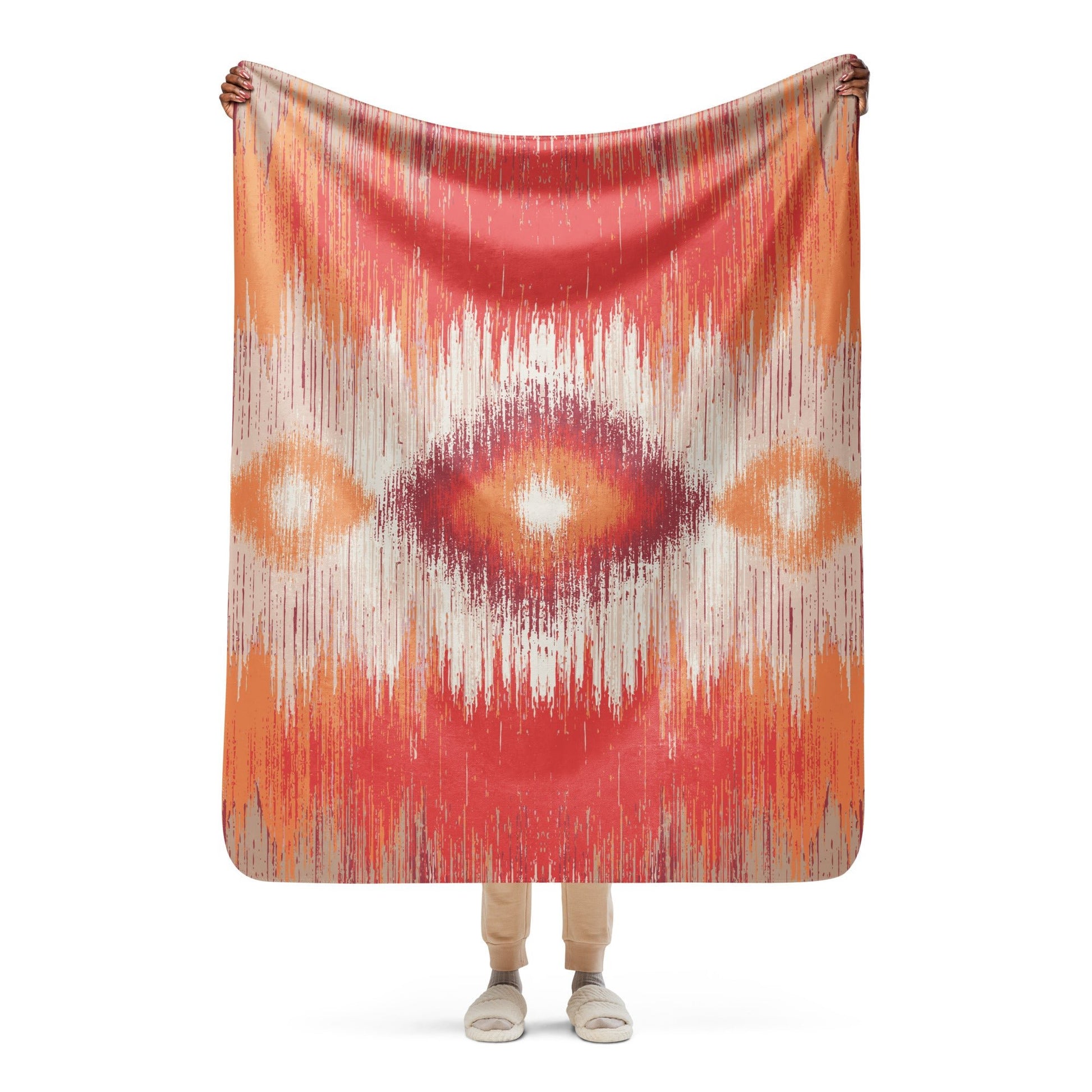 AZTEC 50" X 60" Sherpa blanket - Bull & Node