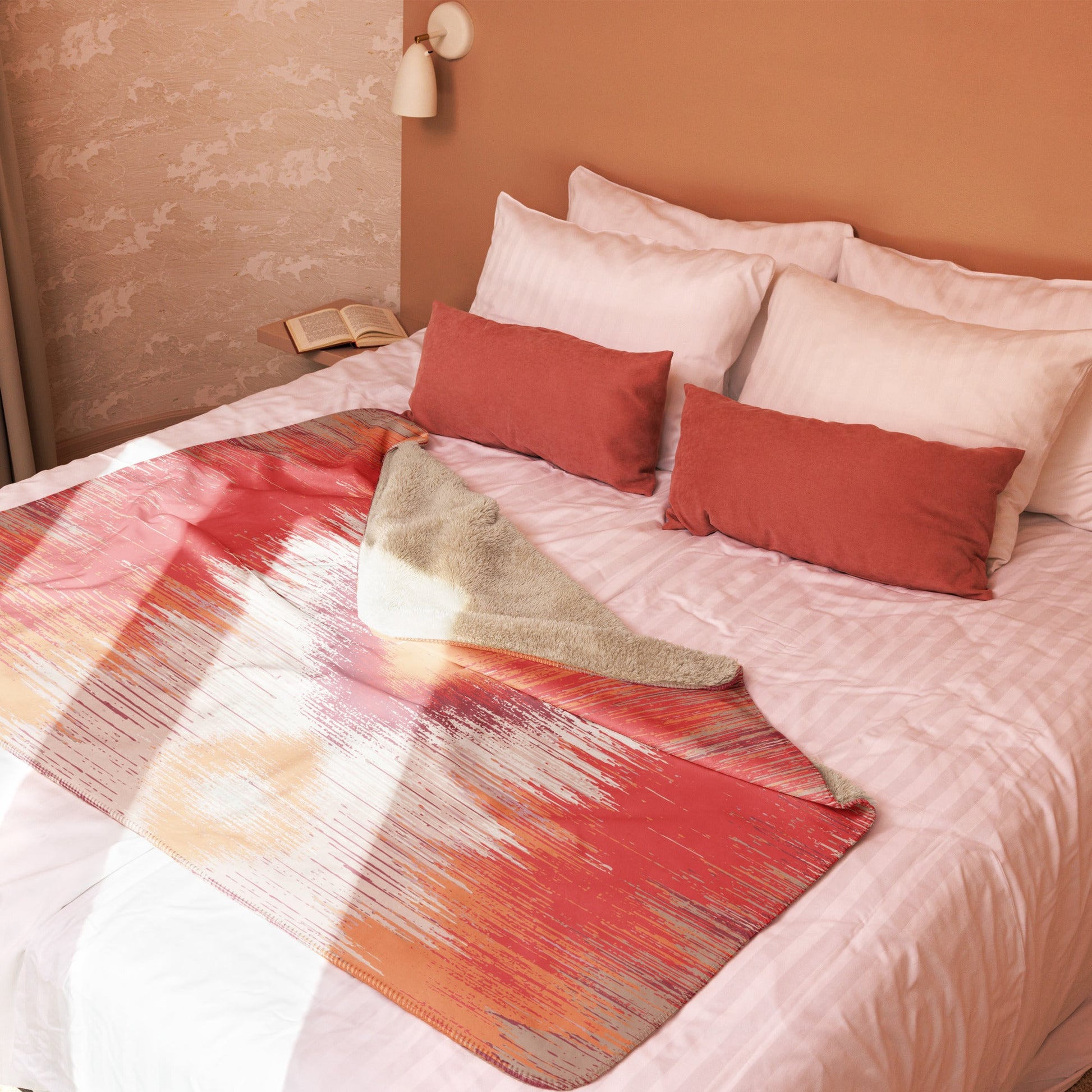 AZTEC 50" X 60" Sherpa blanket - Bull & Node