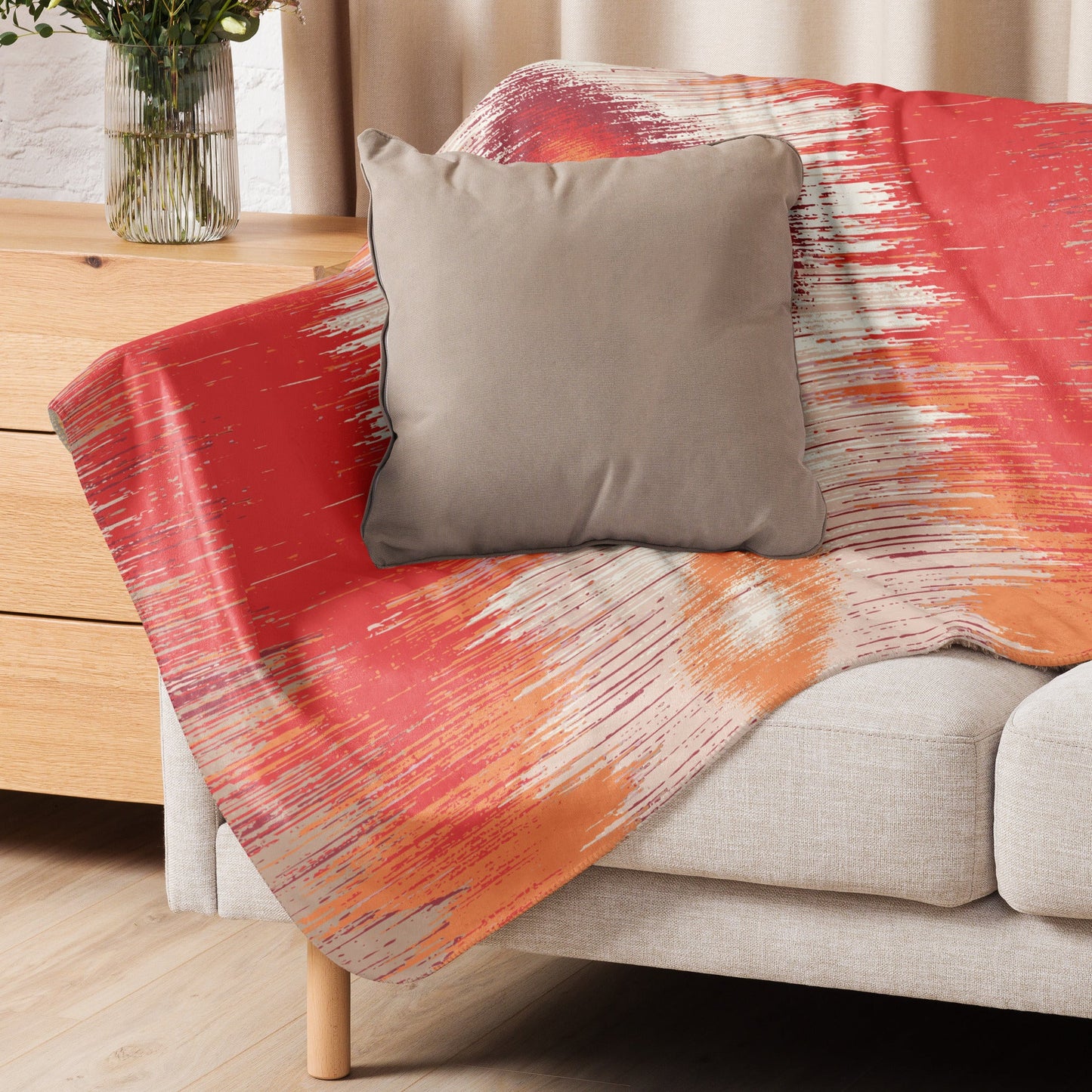 AZTEC 50" X 60" Sherpa blanket - Bull & Node