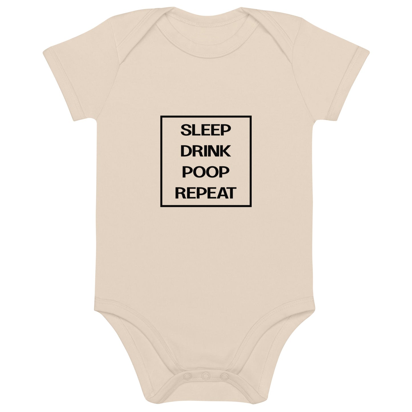 BABY LIFE natural Organic cotton baby bodysuit - Bull & Node