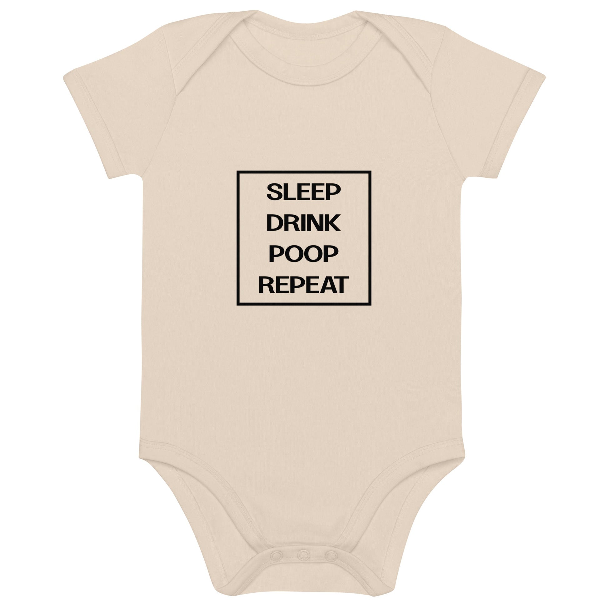 BABY LIFE natural Organic cotton baby bodysuit - Bull & Node