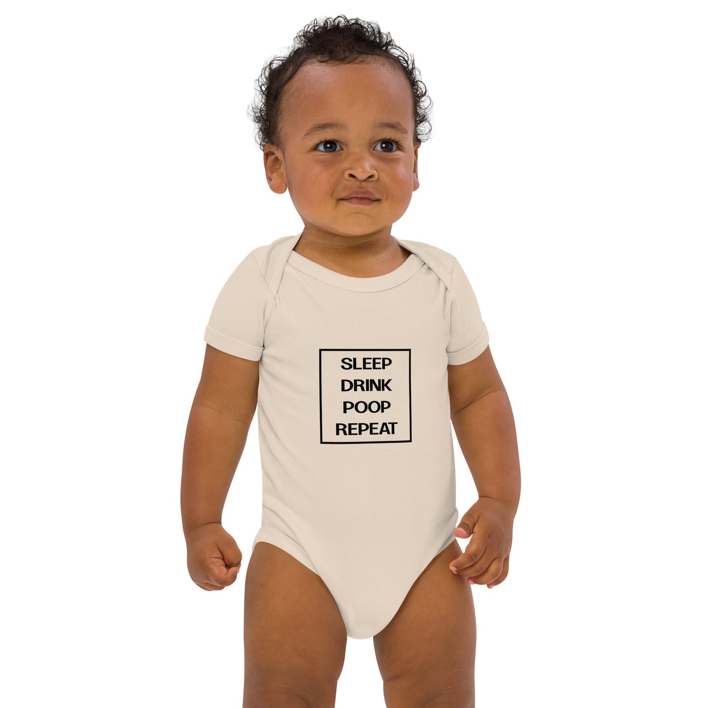 BABY LIFE natural Organic cotton baby bodysuit - Bull & Node