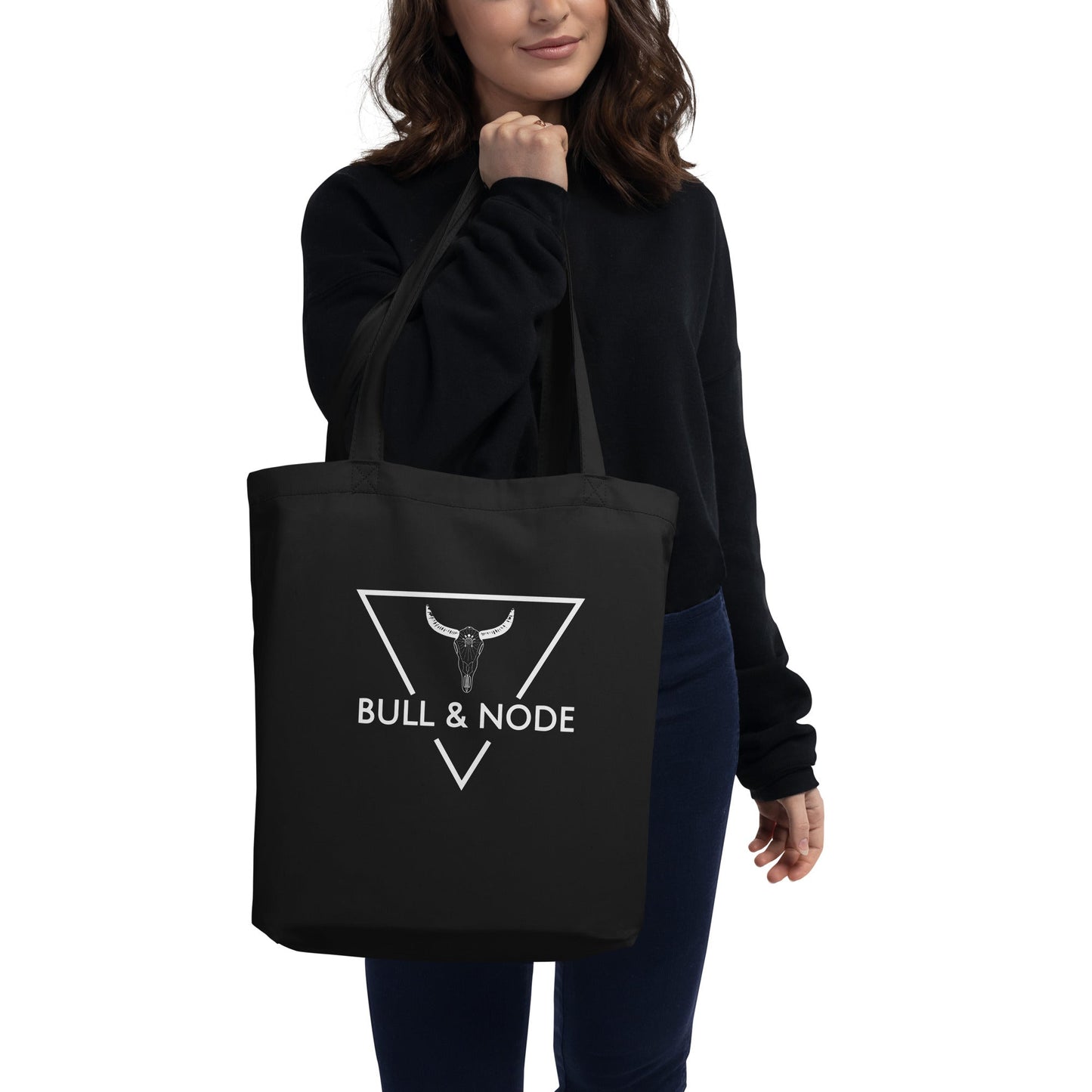 BULL & NODE black Eco Tote Bag - Bull & Node