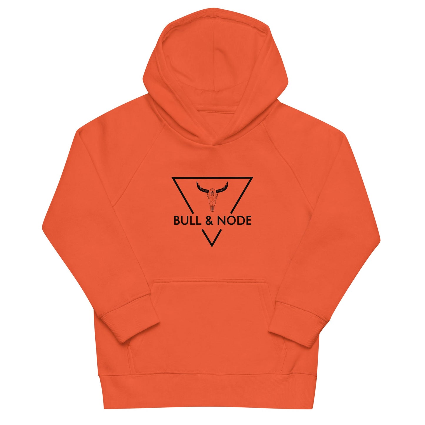 BULL & NODE Kid's burnt orange eco hoodie - Bull & Node