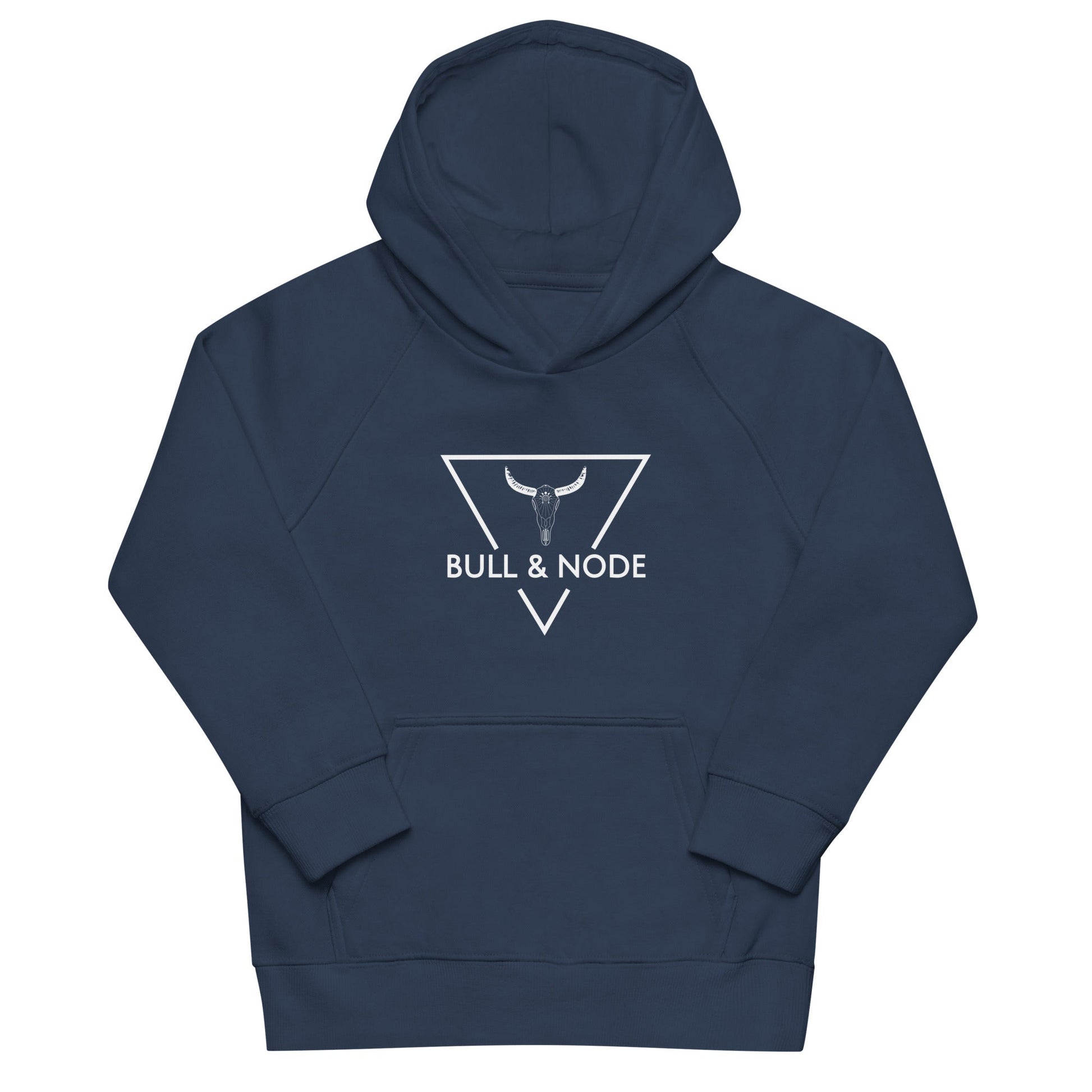 BULL & NODE Kid's navy eco hoodie - Bull & Node
