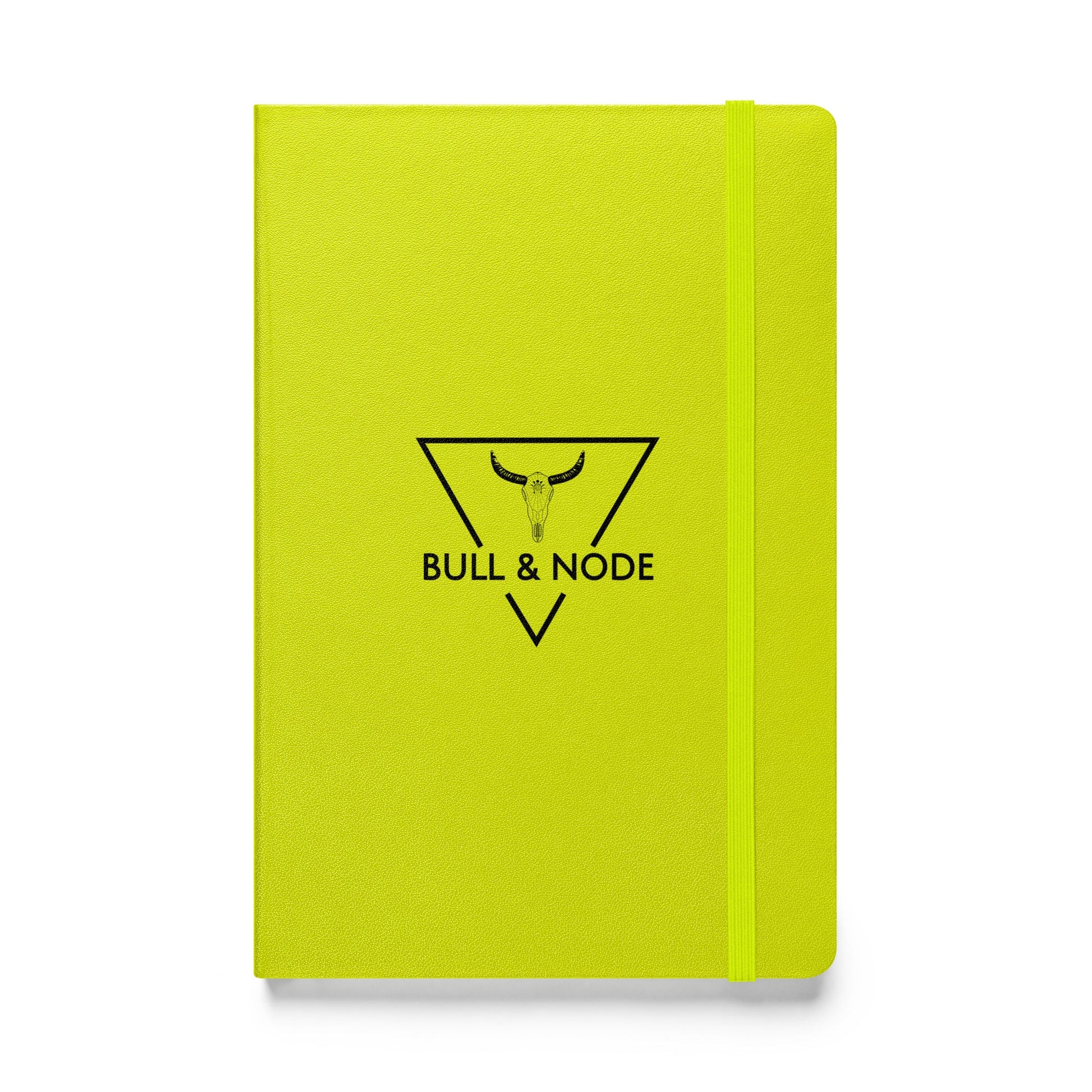 BULL & NODE Lime Hardcover bound notebook - Bull & Node