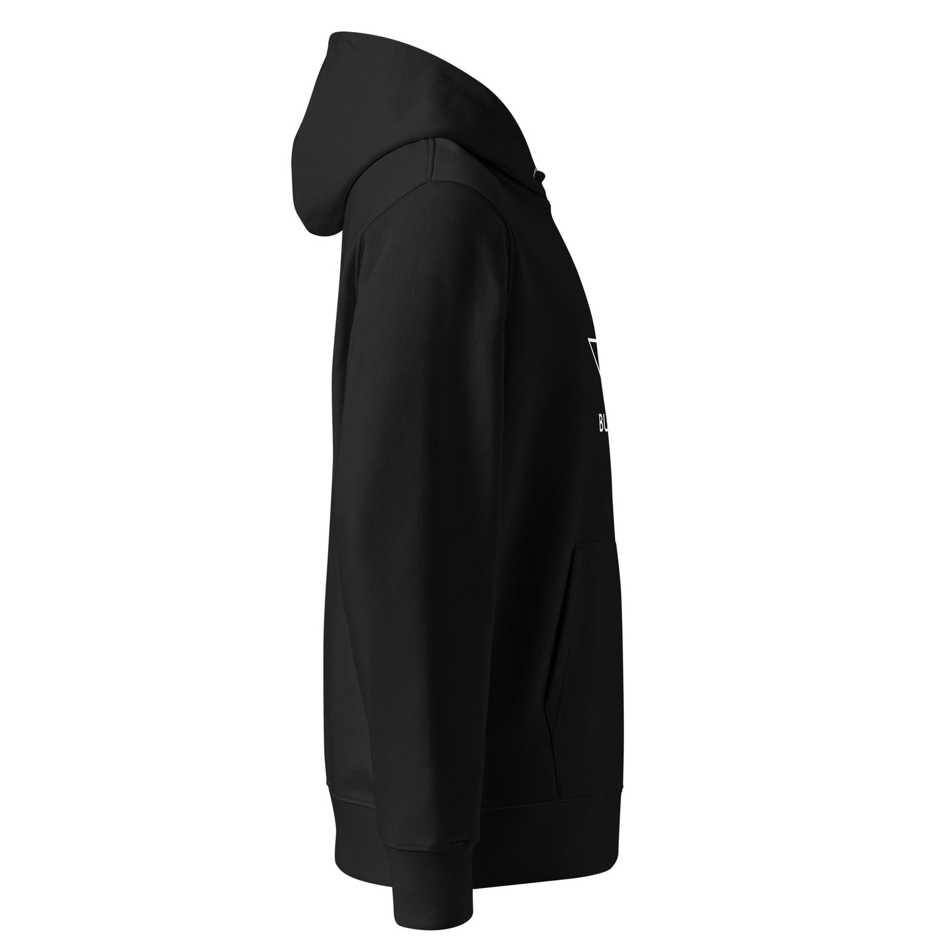 BULL & NODE Men's black essential eco hoodie - Bull & Node