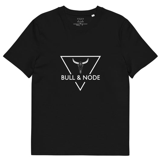 BULL & NODE Men's black organic cotton t-shirt - Bull & Node