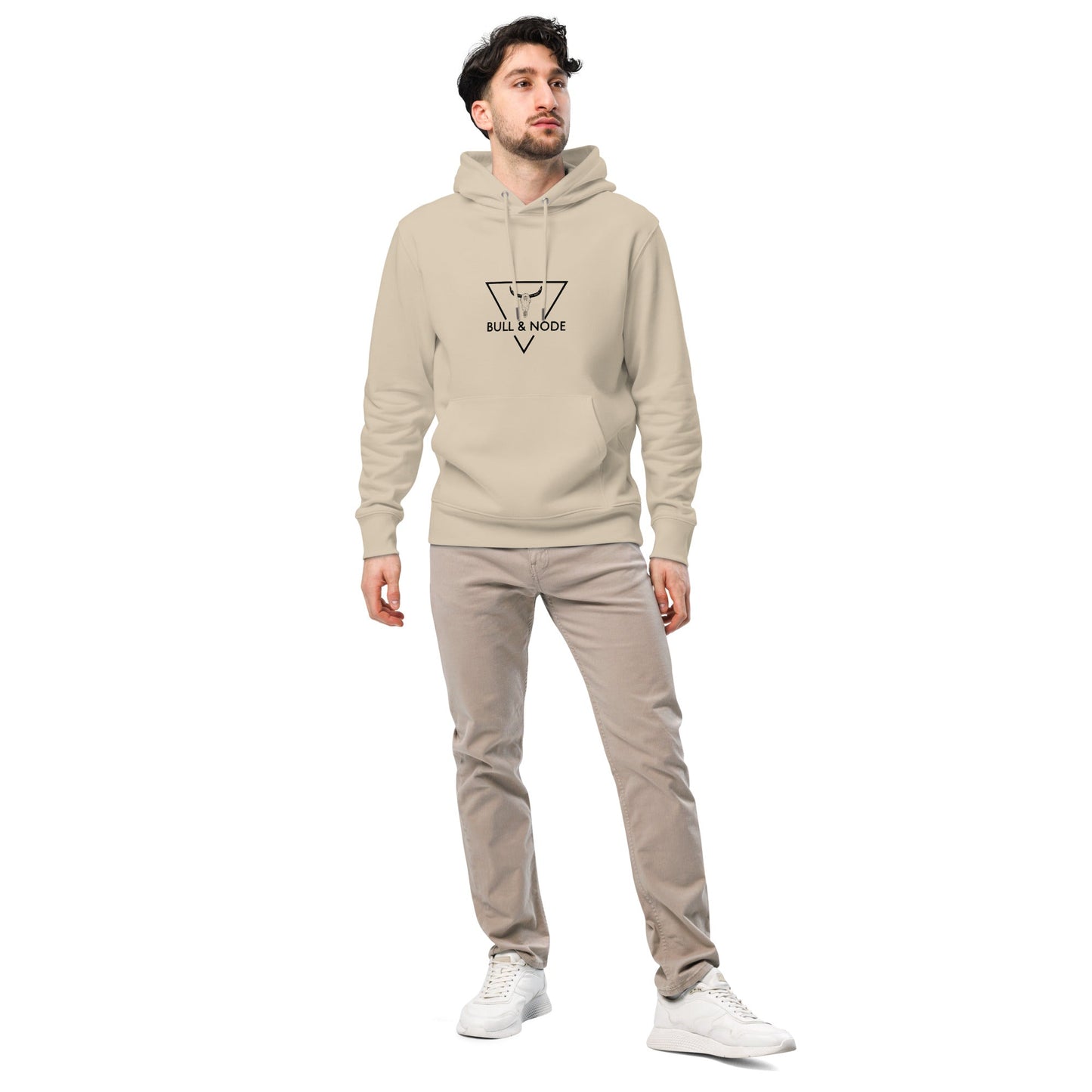BULL & NODE Men's desert dust essential eco hoodie - Bull & Node
