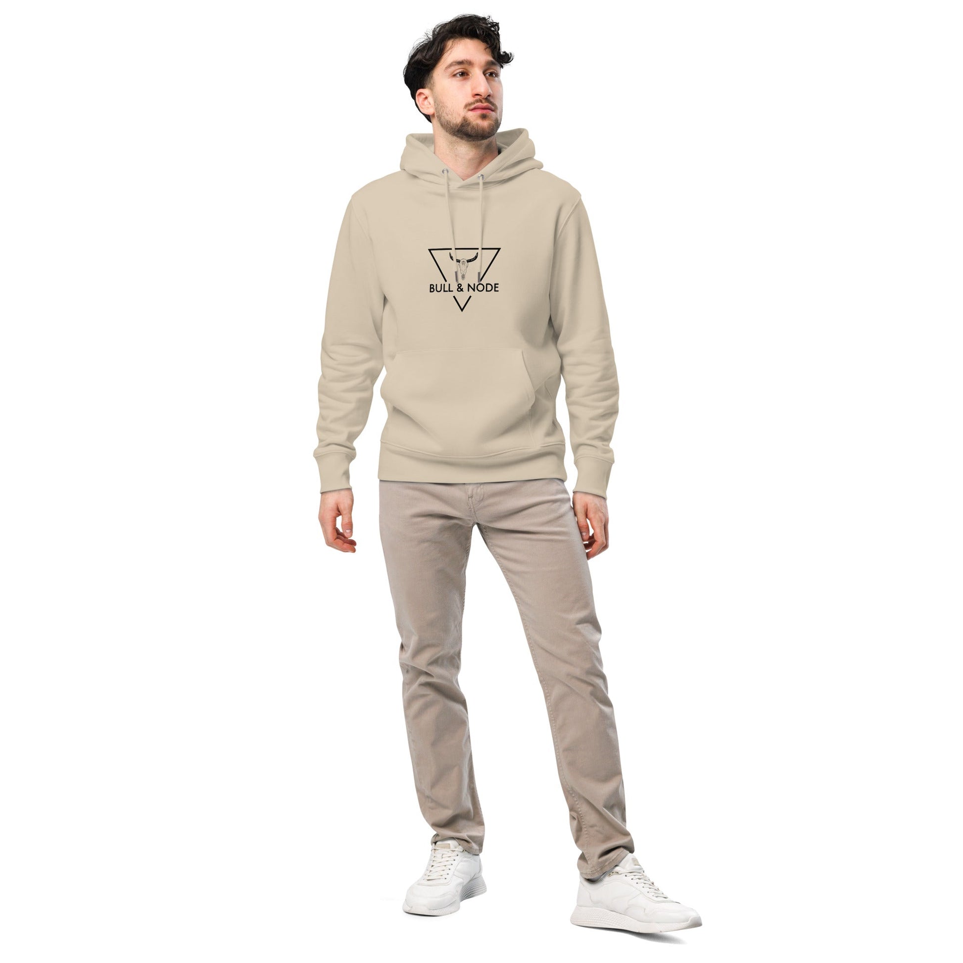 BULL & NODE Men's desert dust essential eco hoodie - Bull & Node