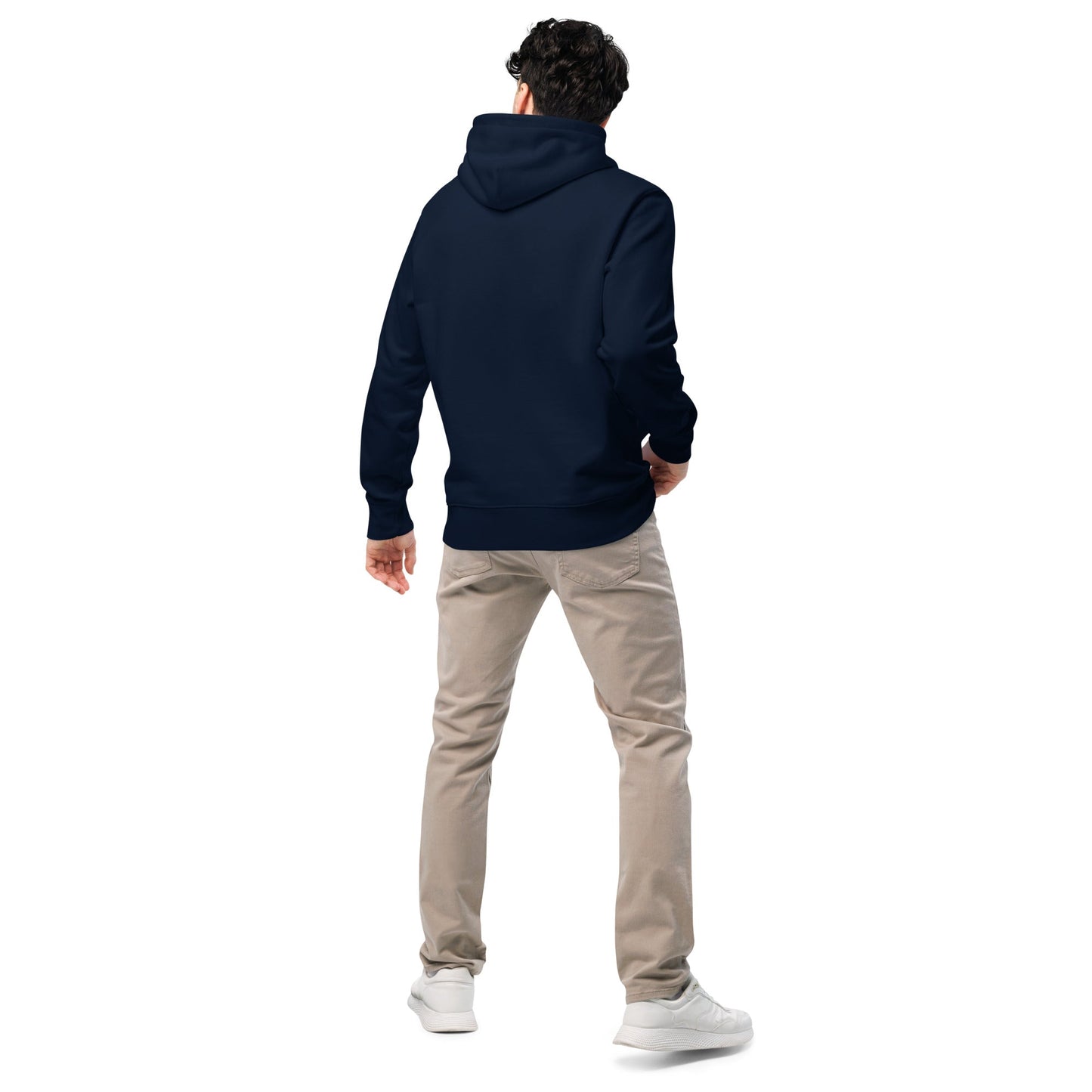 BULL & NODE Men's french navy essential eco hoodie - Bull & Node