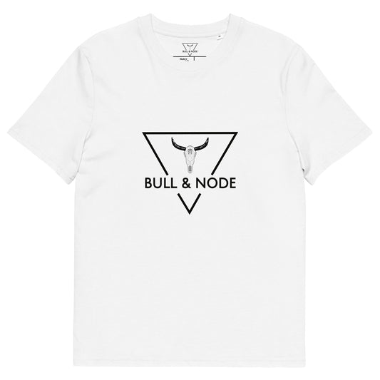 BULL & NODE Men's white organic cotton t-shirt - Bull & Node