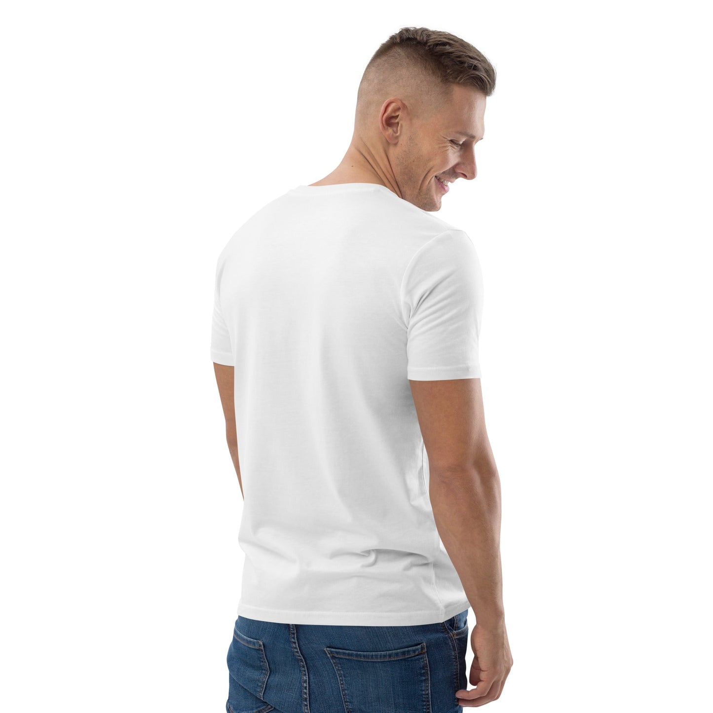 BULL & NODE Men's white organic cotton t-shirt - Bull & Node