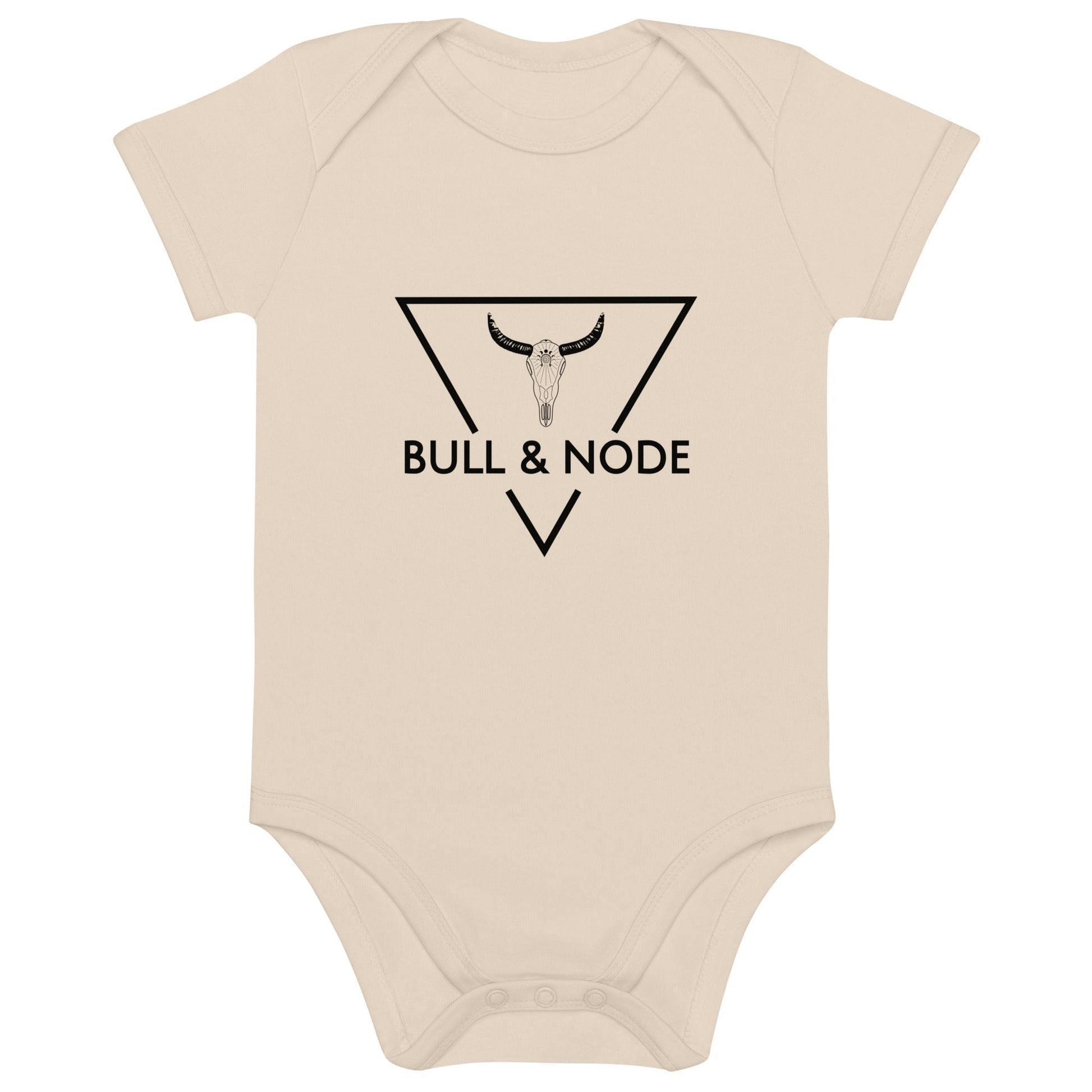 BULL & NODE Natural organic cotton baby bodysuit - Bull & Node