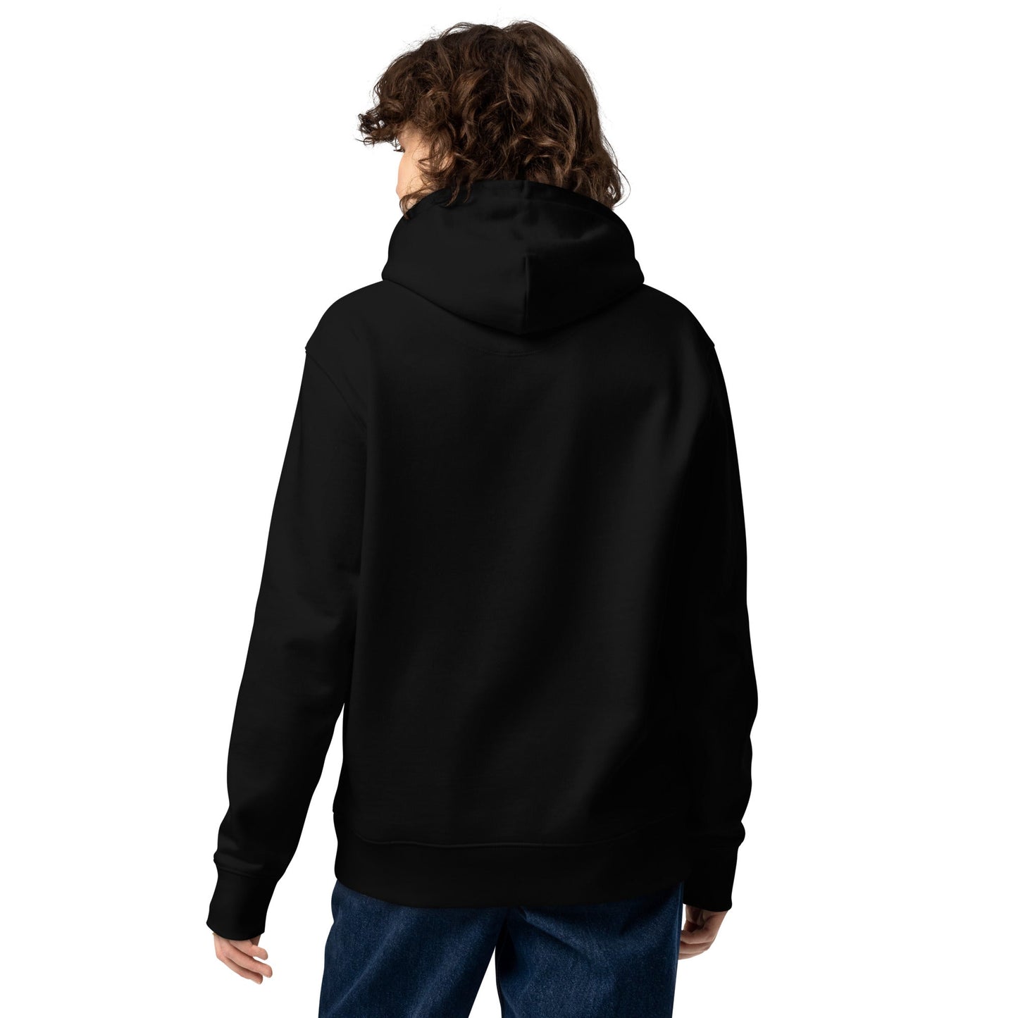 BULL & NODE Women's black essential eco hoodie - Bull & Node