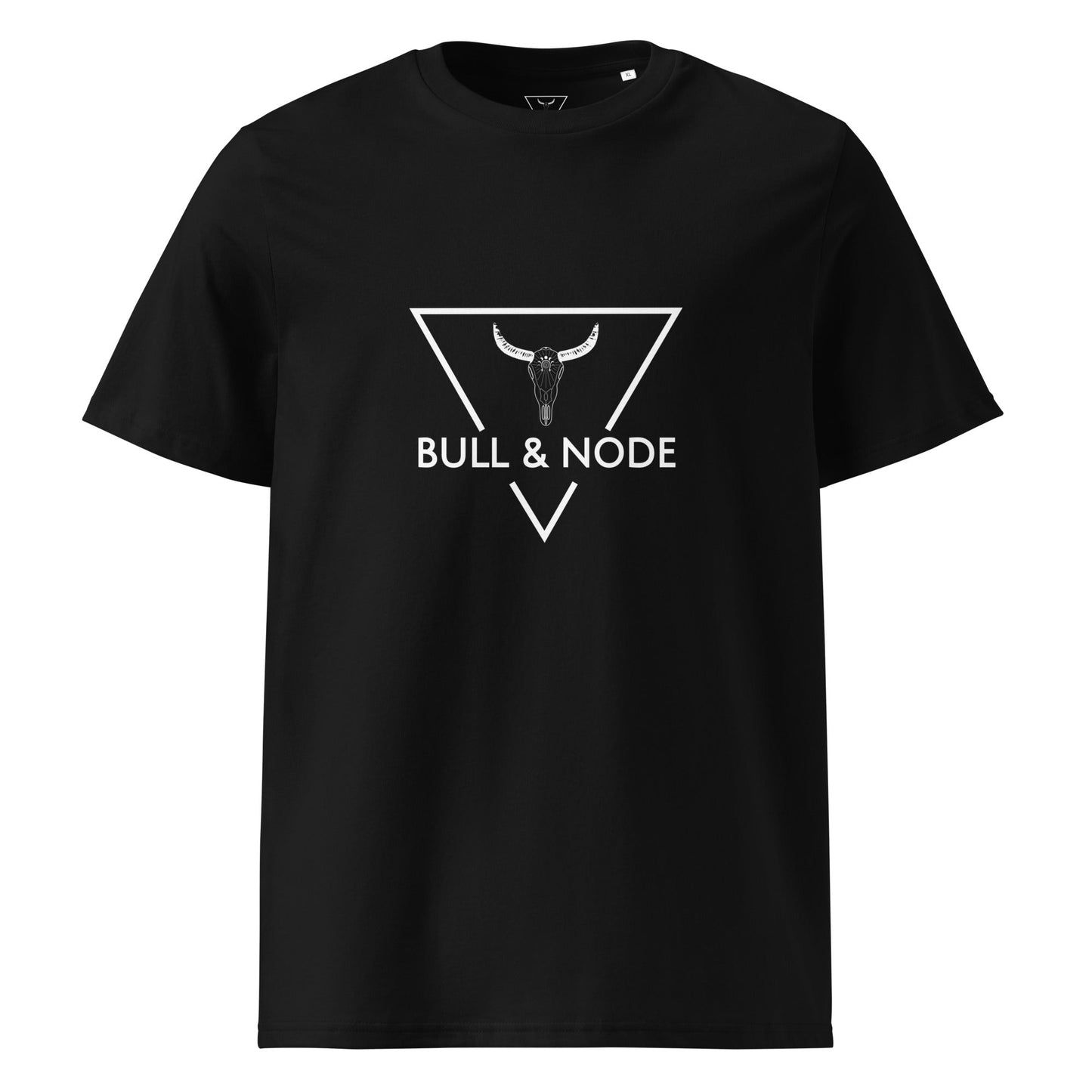 BULL & NODE Women's black organic cotton t-shirt - Bull & Node