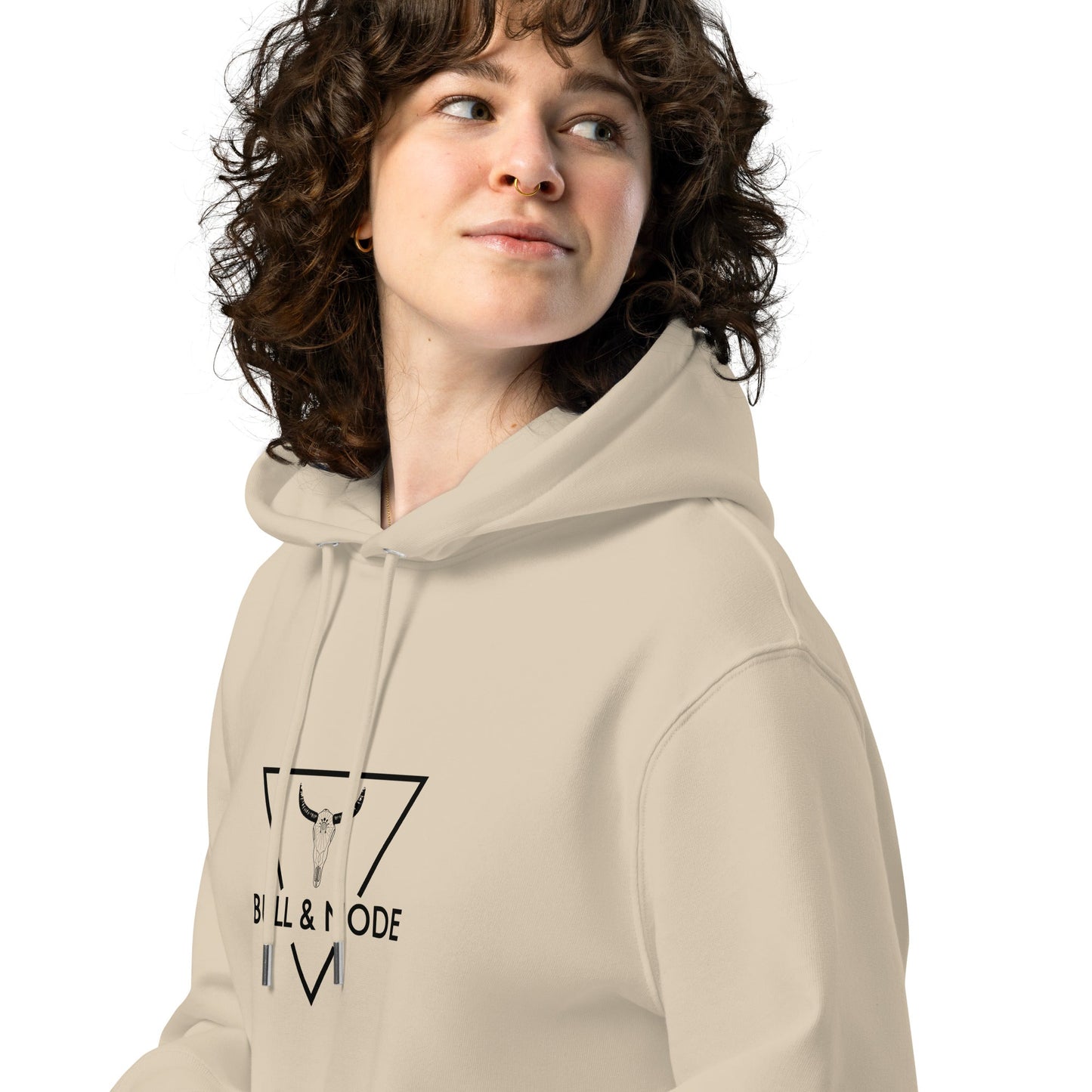 BULL & NODE Women's desert dust essential eco hoodie - Bull & Node
