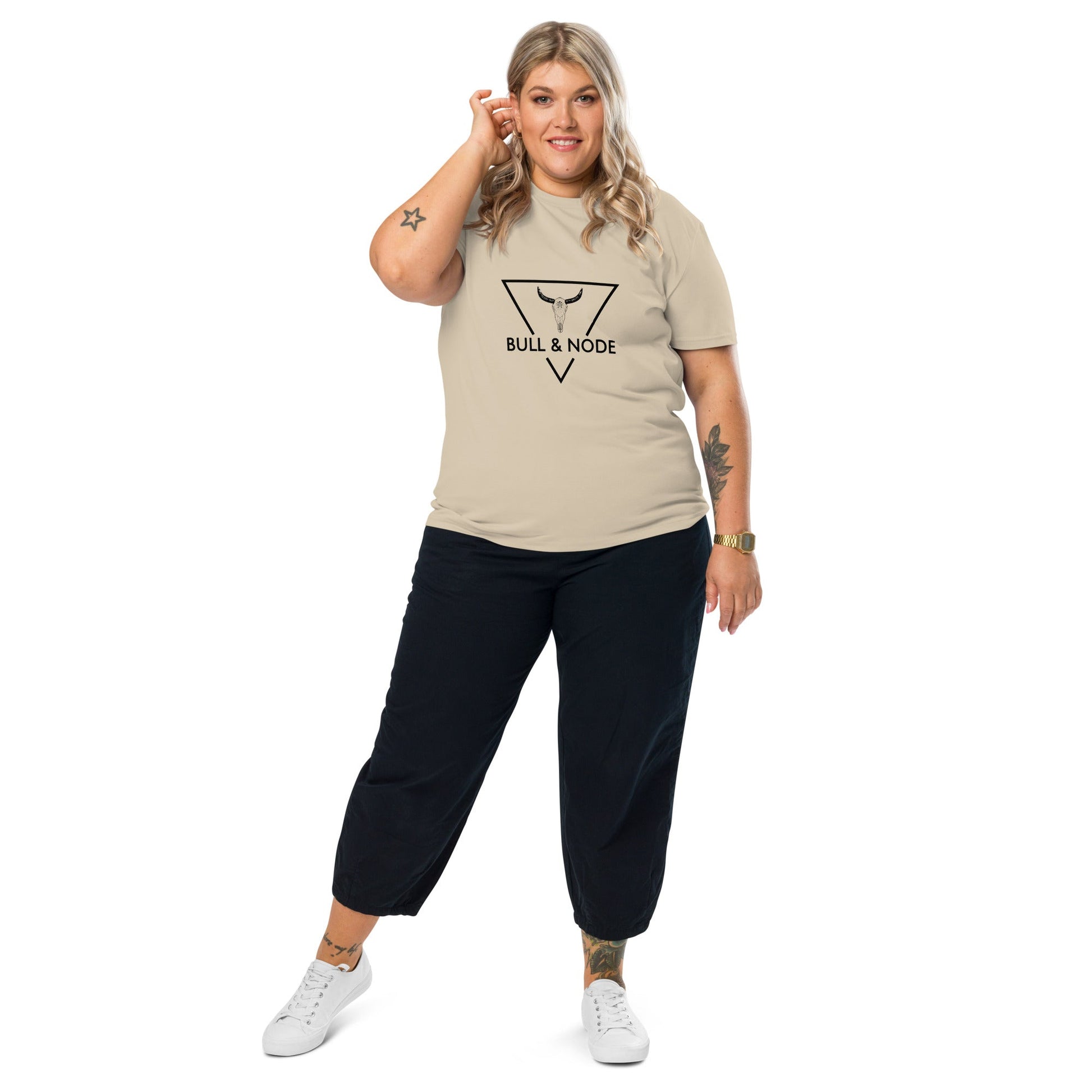 BULL & NODE Women's desert dust organic cotton t-shirt - Bull & Node