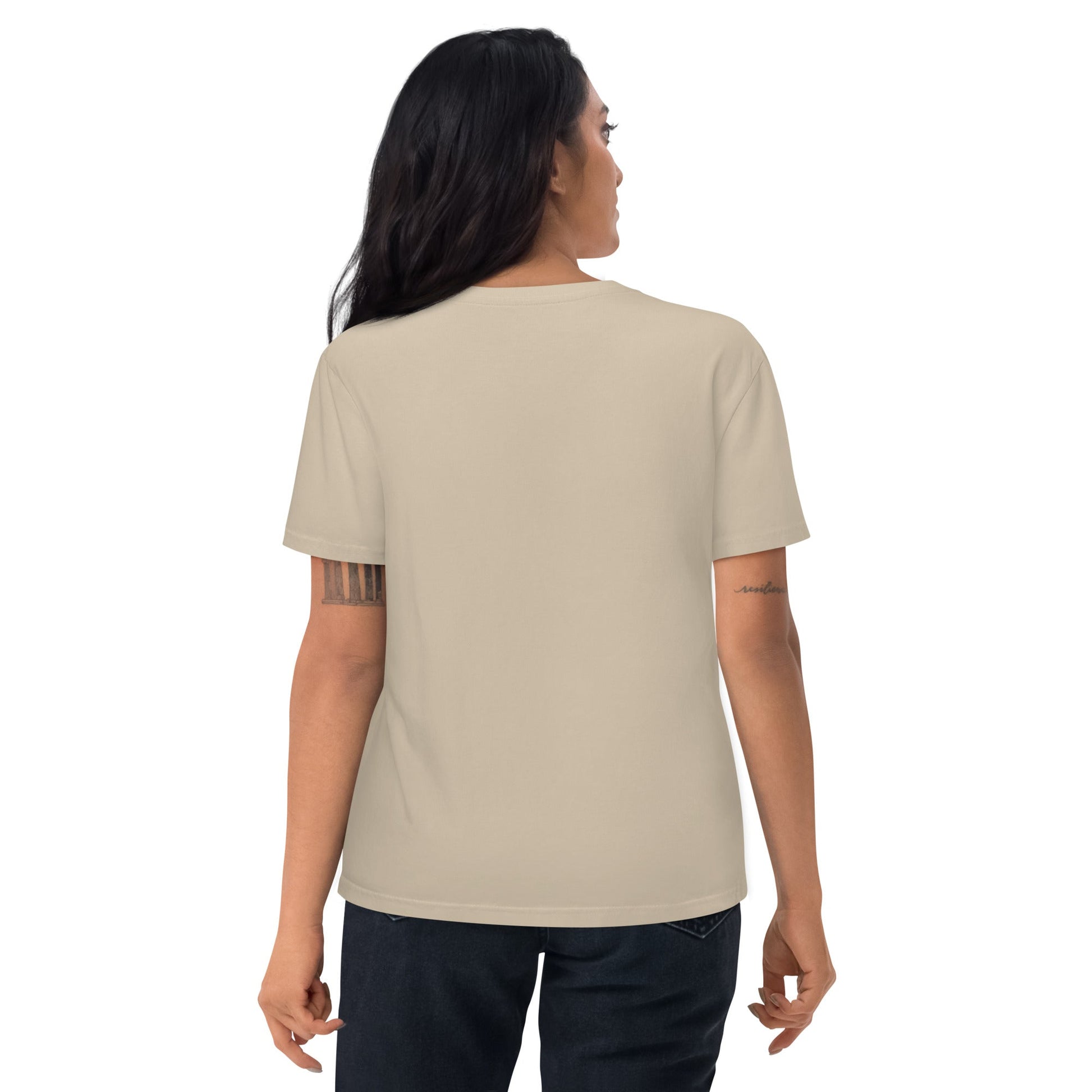BULL & NODE Women's desert dust organic cotton t-shirt - Bull & Node