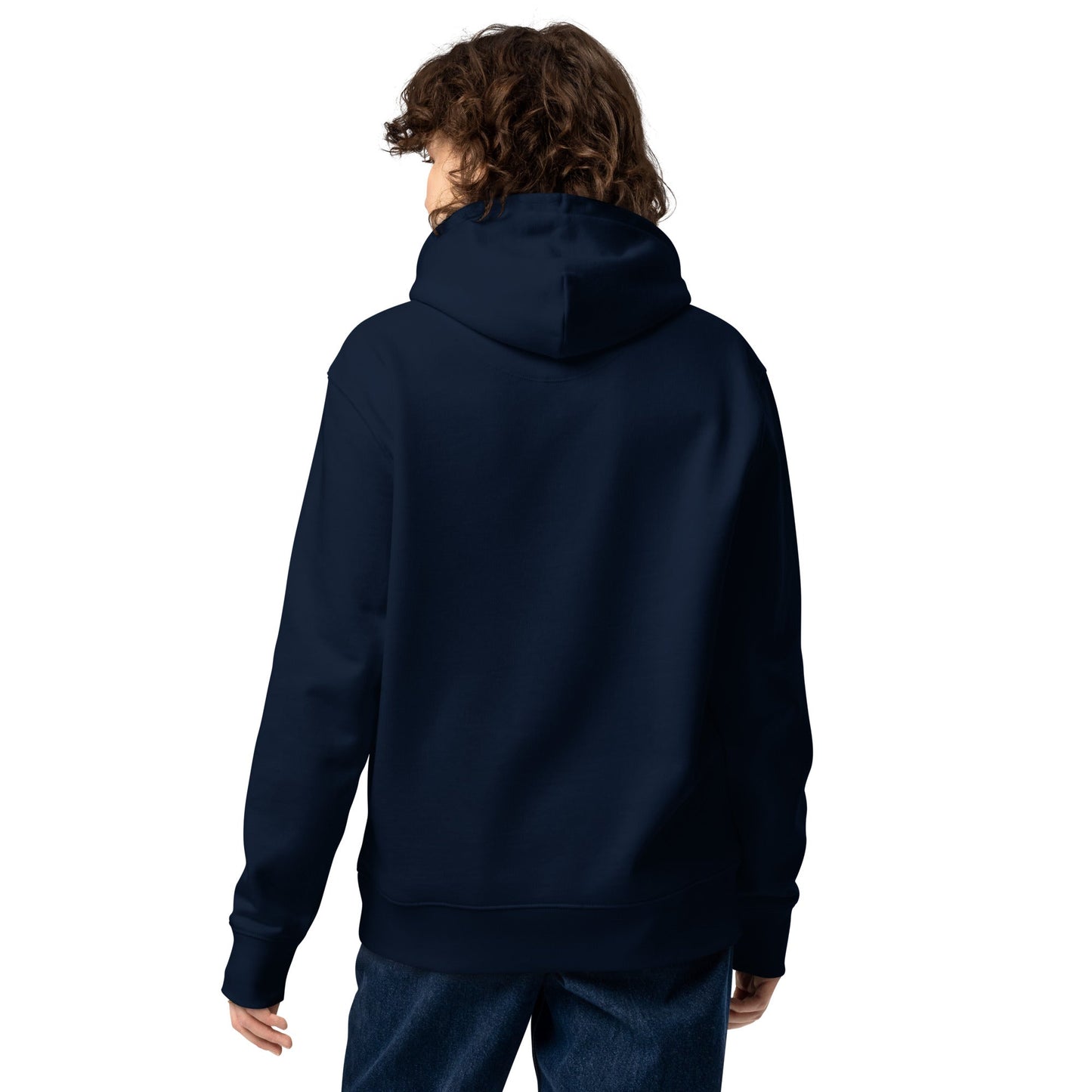 BULL & NODE Women's french navy essential eco hoodie - Bull & Node