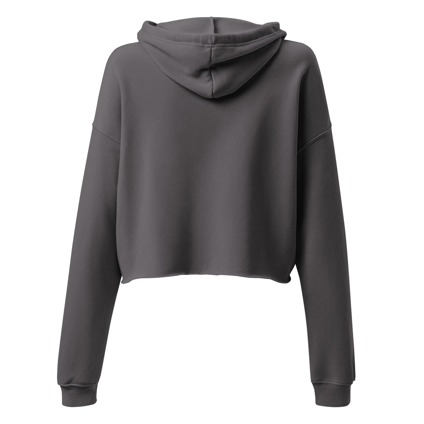 BULL & NODE Women's grey & black Crop Hoodie - Bull & Node