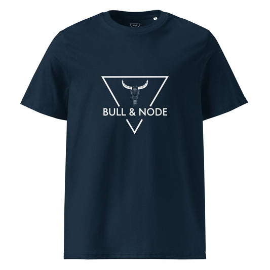 BULL & NODE Women's navy organic cotton t-shirt - Bull & Node