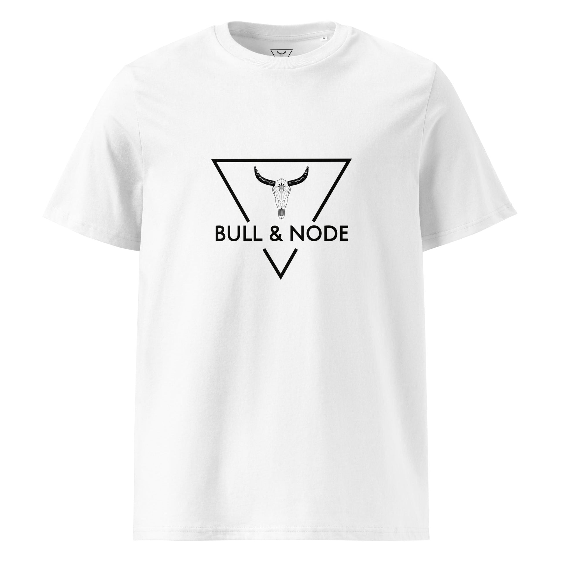 BULL & NODE Women's white organic cotton t-shirt - Bull & Node