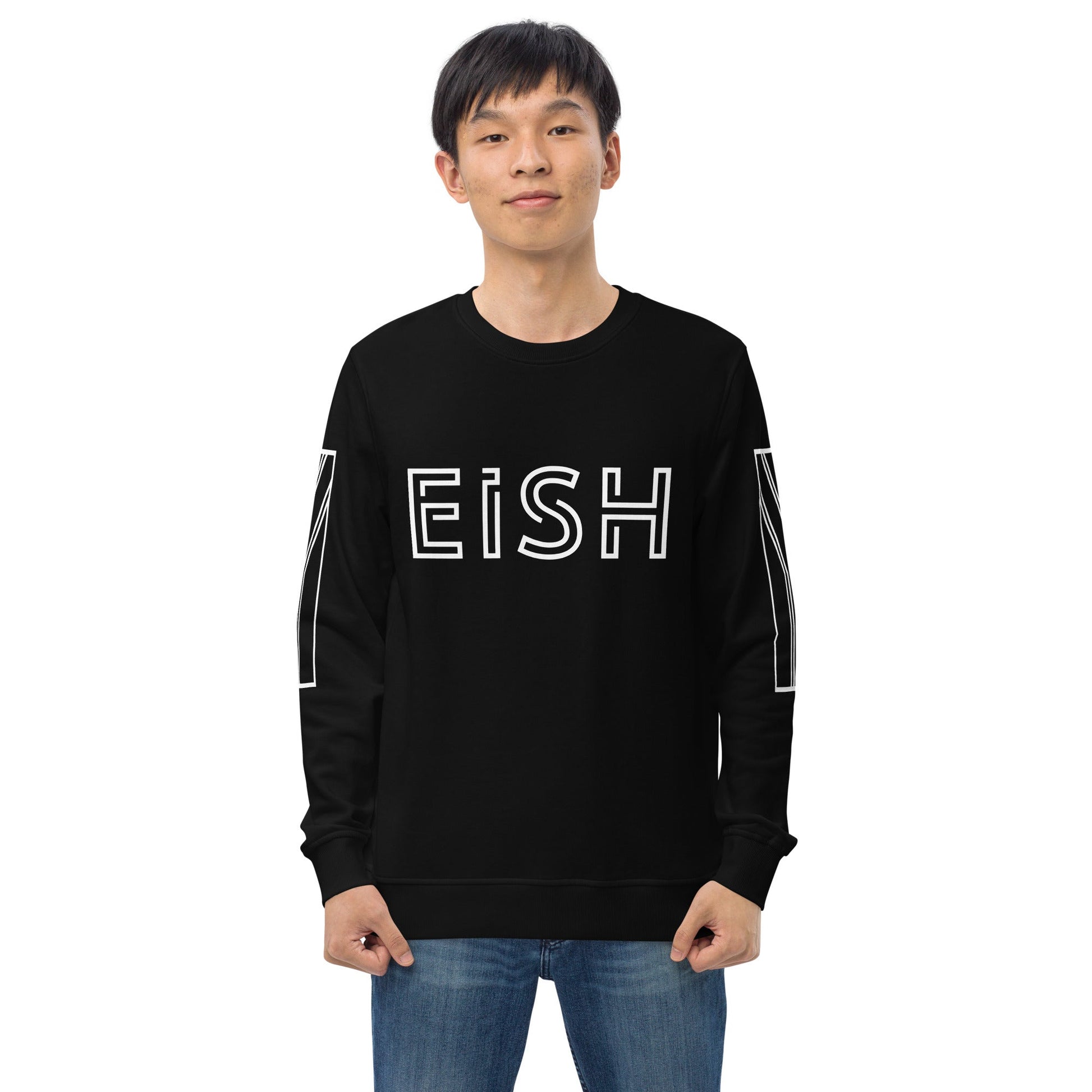 EISH Unisex black organic sweatshirt - Bull & Node