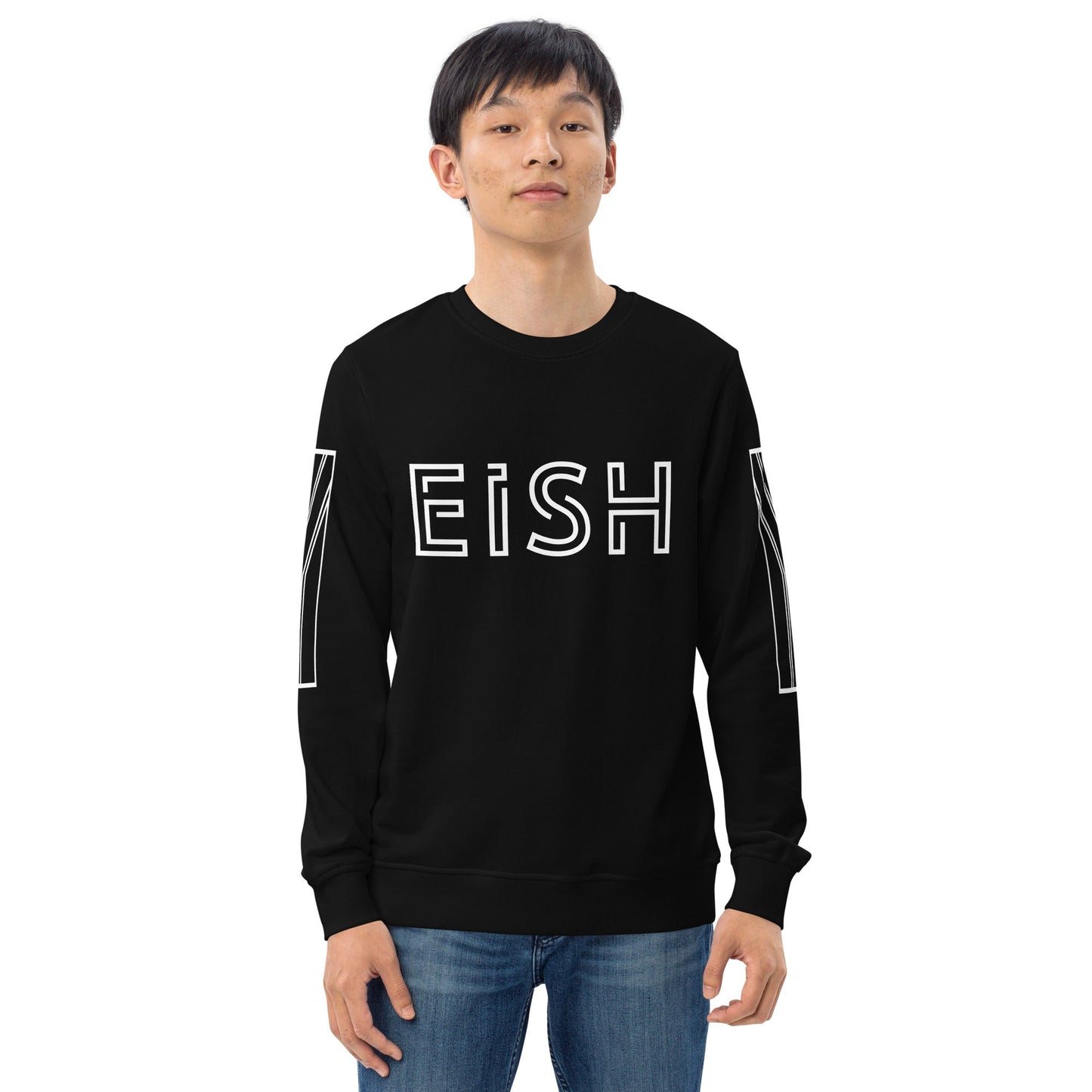 EISH Unisex black organic sweatshirt - Bull & Node