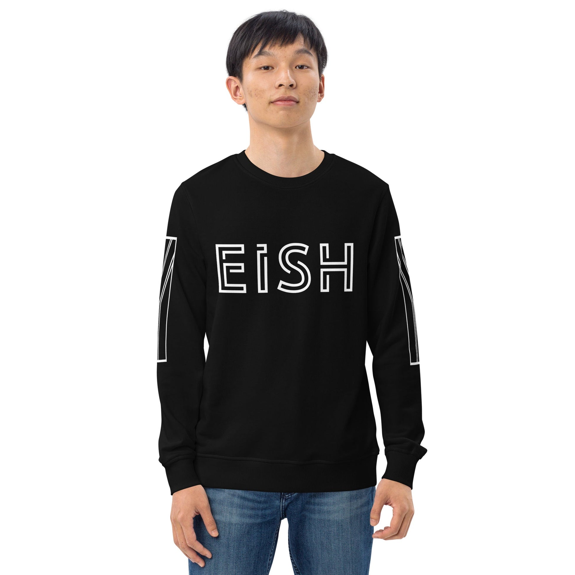 EISH Unisex black organic sweatshirt - Bull & Node