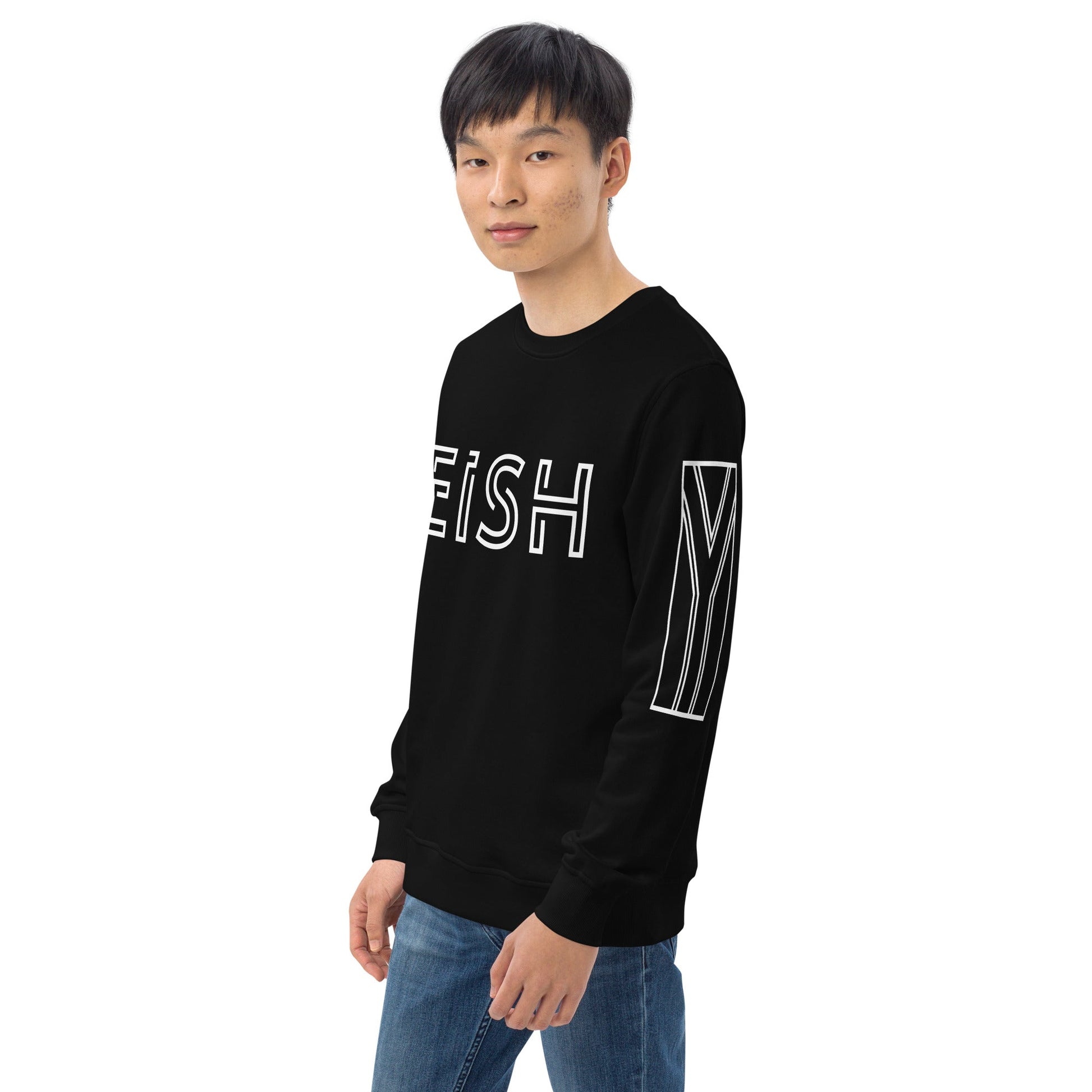 EISH Unisex black organic sweatshirt - Bull & Node