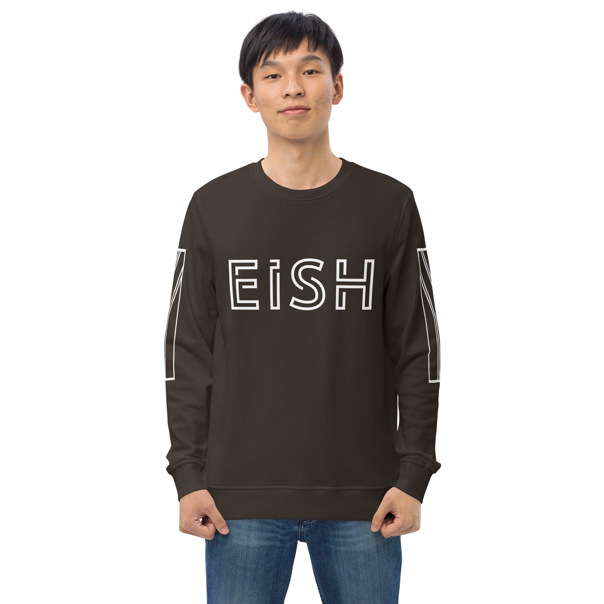 EISH Unisex charcoal organic sweatshirt - Bull & Node
