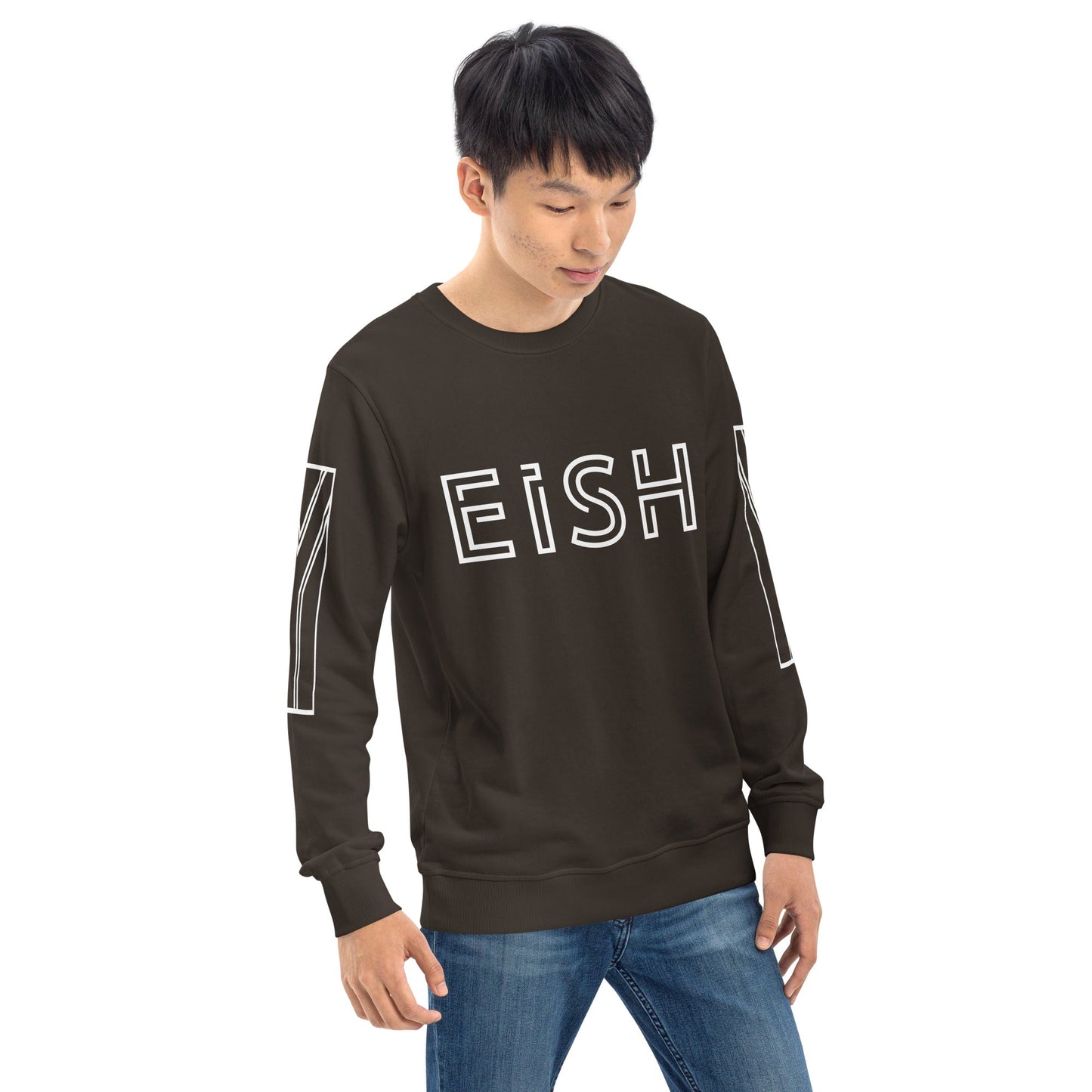 EISH Unisex charcoal organic sweatshirt - Bull & Node