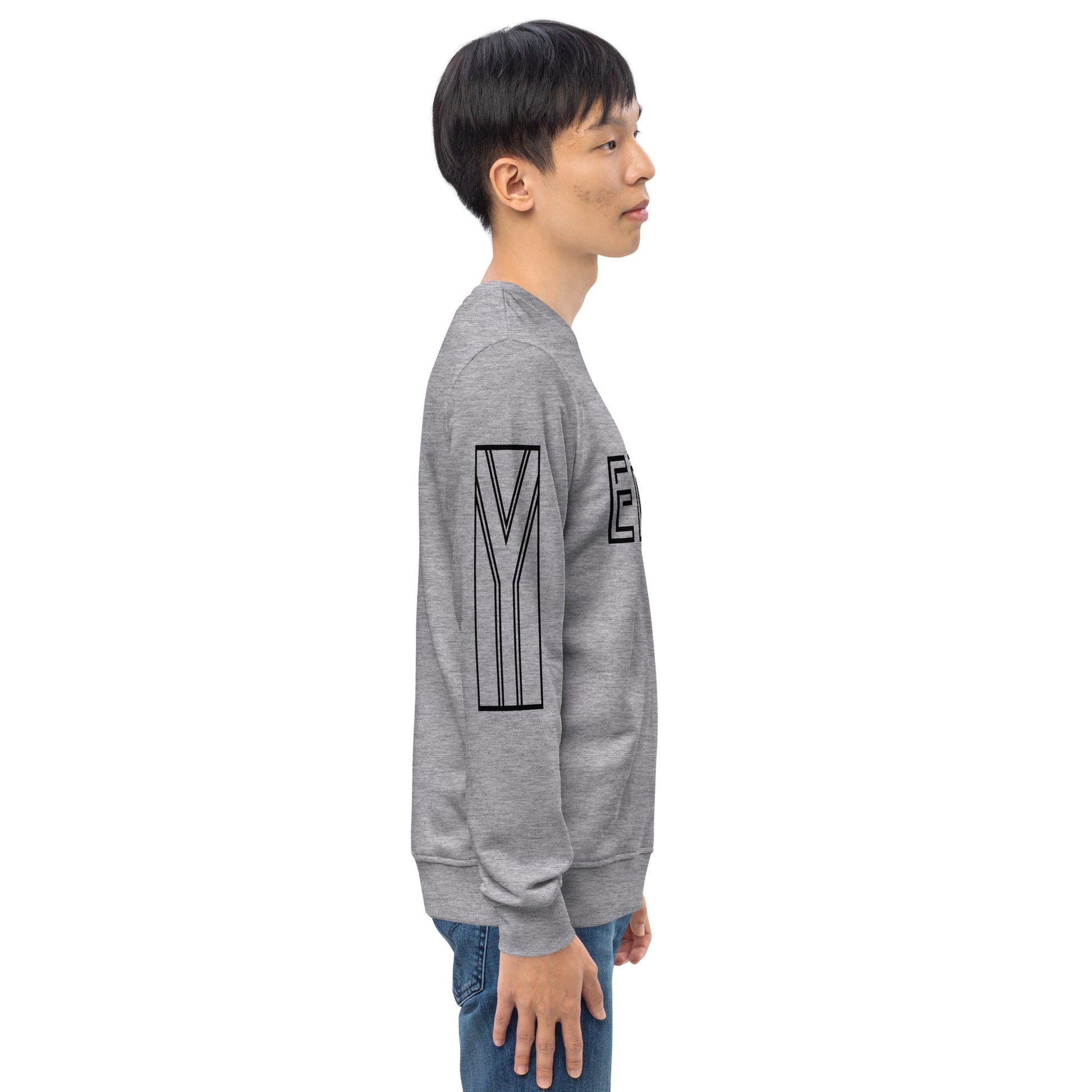 EISH Unisex grey organic sweatshirt - Bull & Node