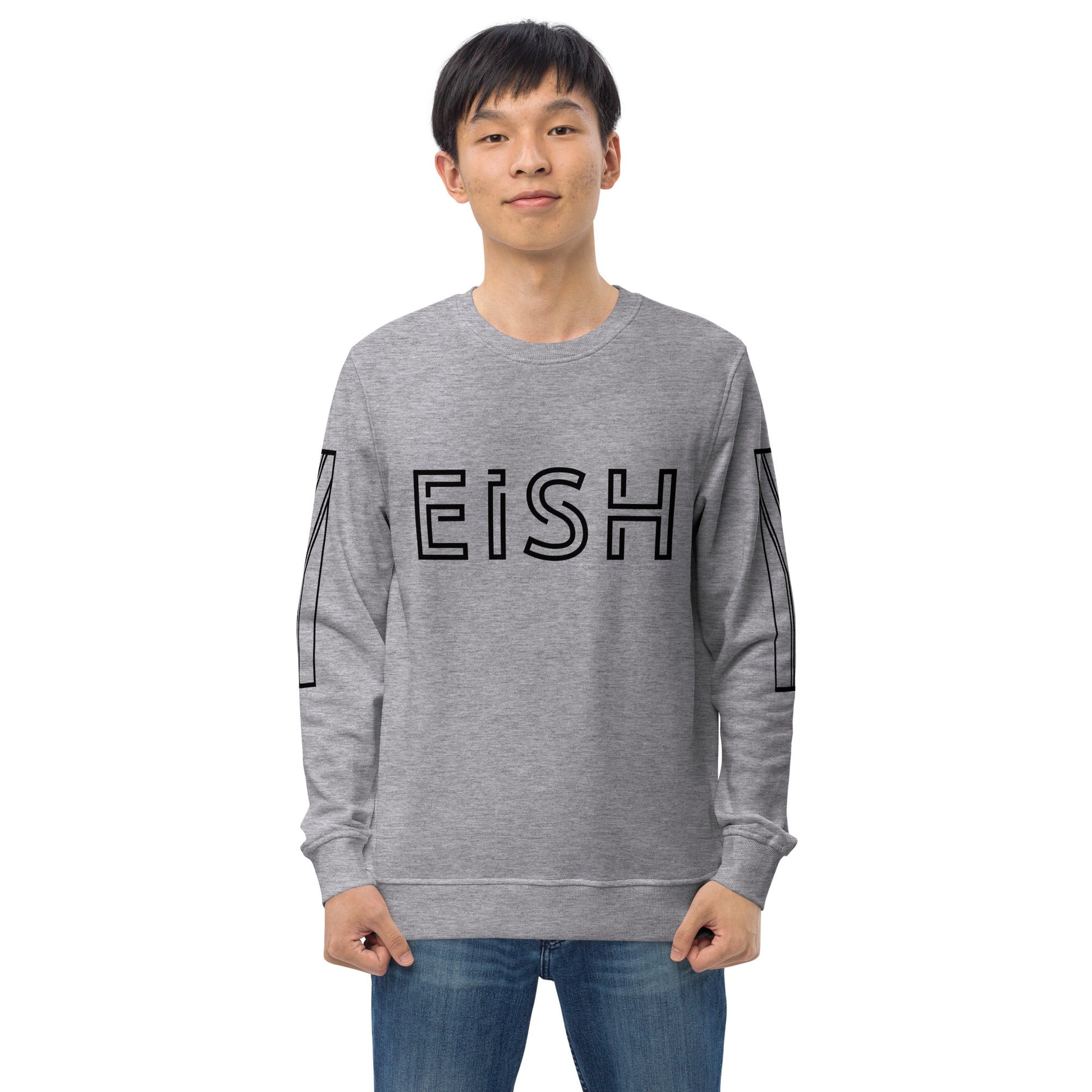 EISH Unisex grey organic sweatshirt - Bull & Node