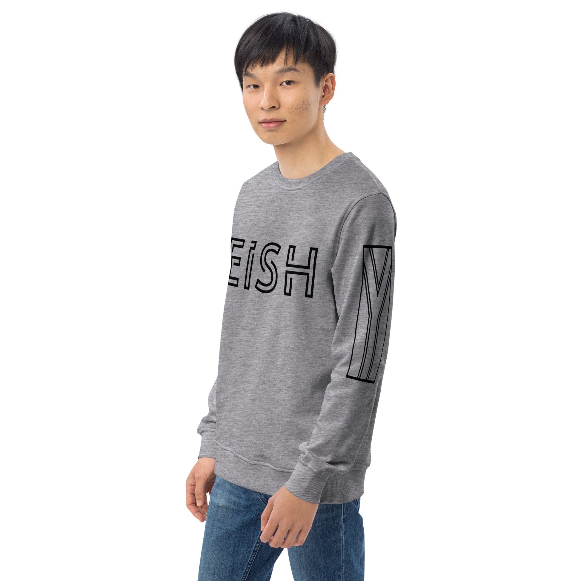 EISH Unisex grey organic sweatshirt - Bull & Node