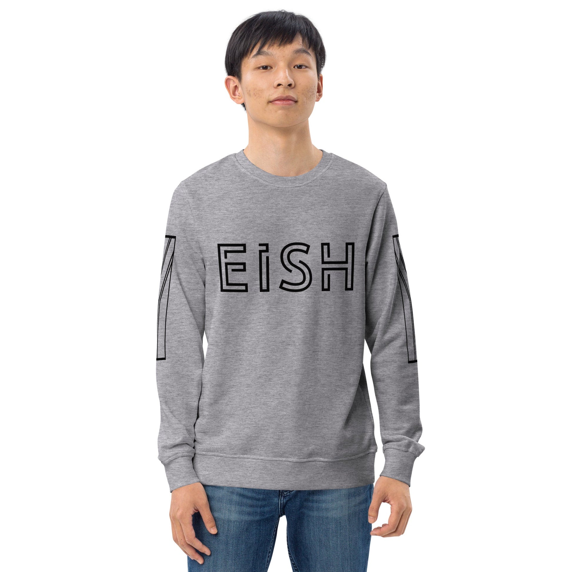 EISH Unisex grey organic sweatshirt - Bull & Node