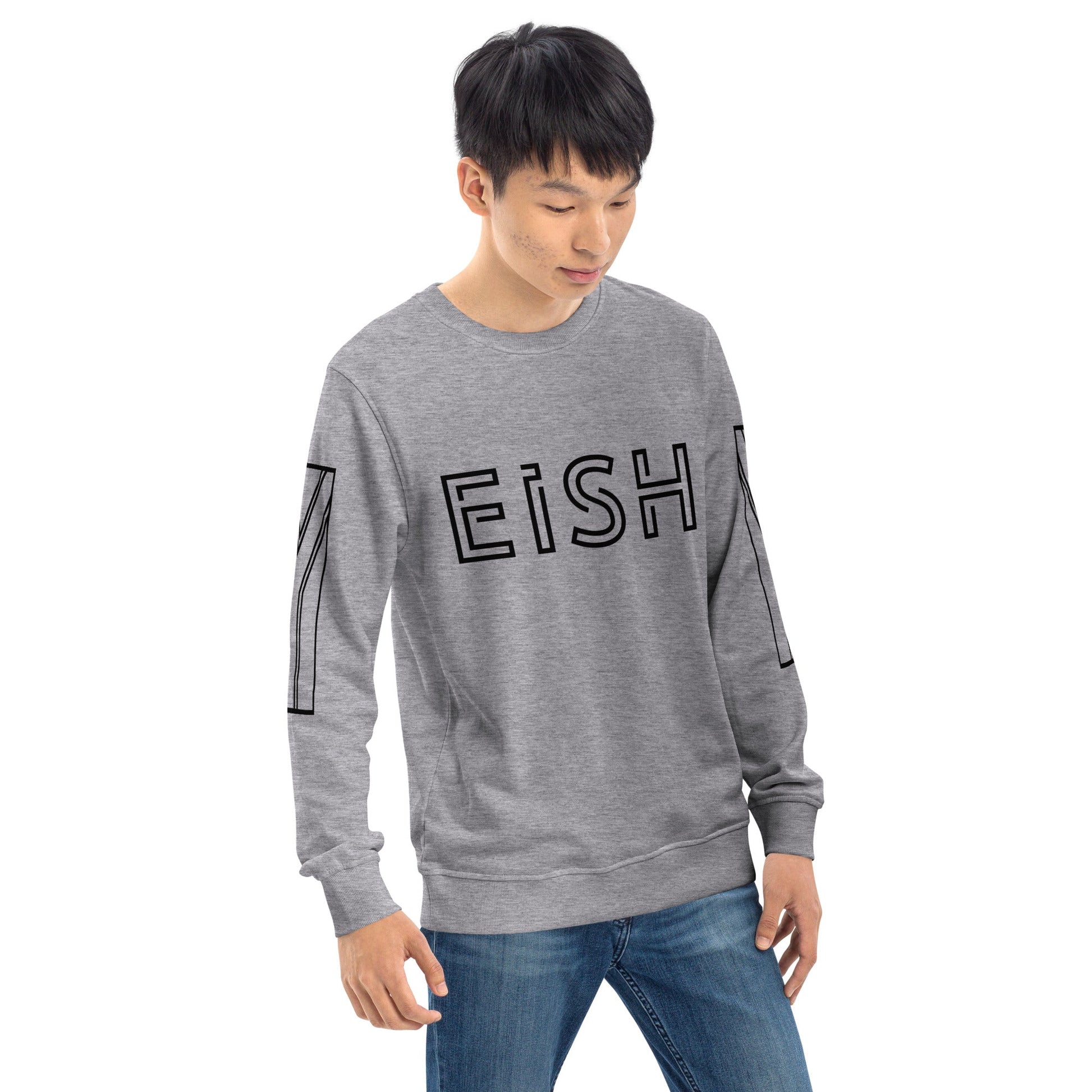 EISH Unisex grey organic sweatshirt - Bull & Node