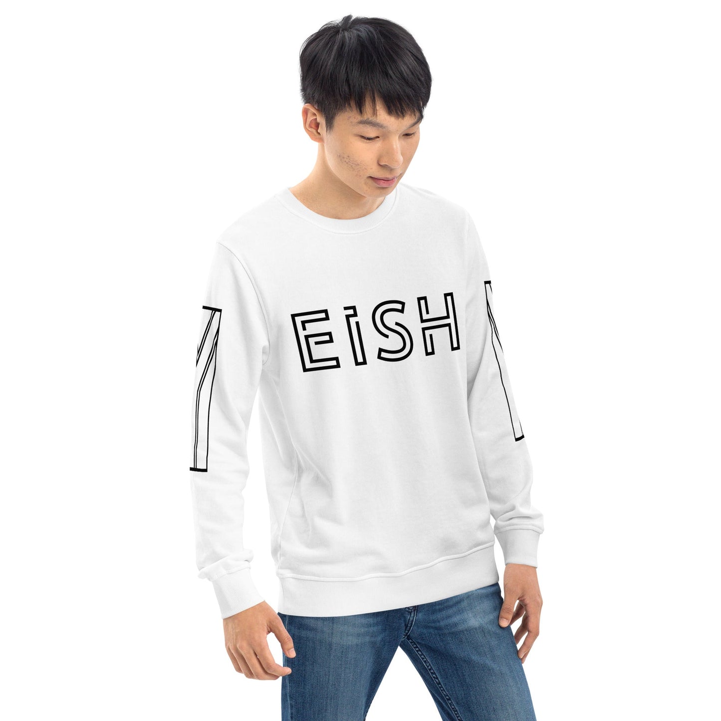 EISH Unisex white organic sweatshirt - Bull & Node