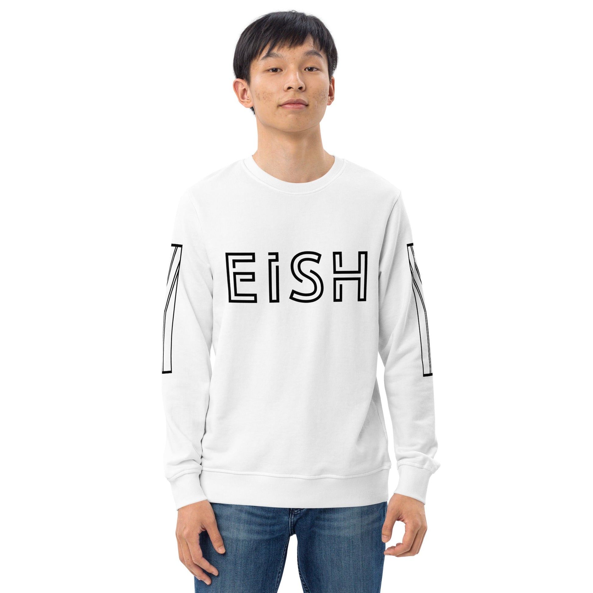 EISH Unisex white organic sweatshirt - Bull & Node