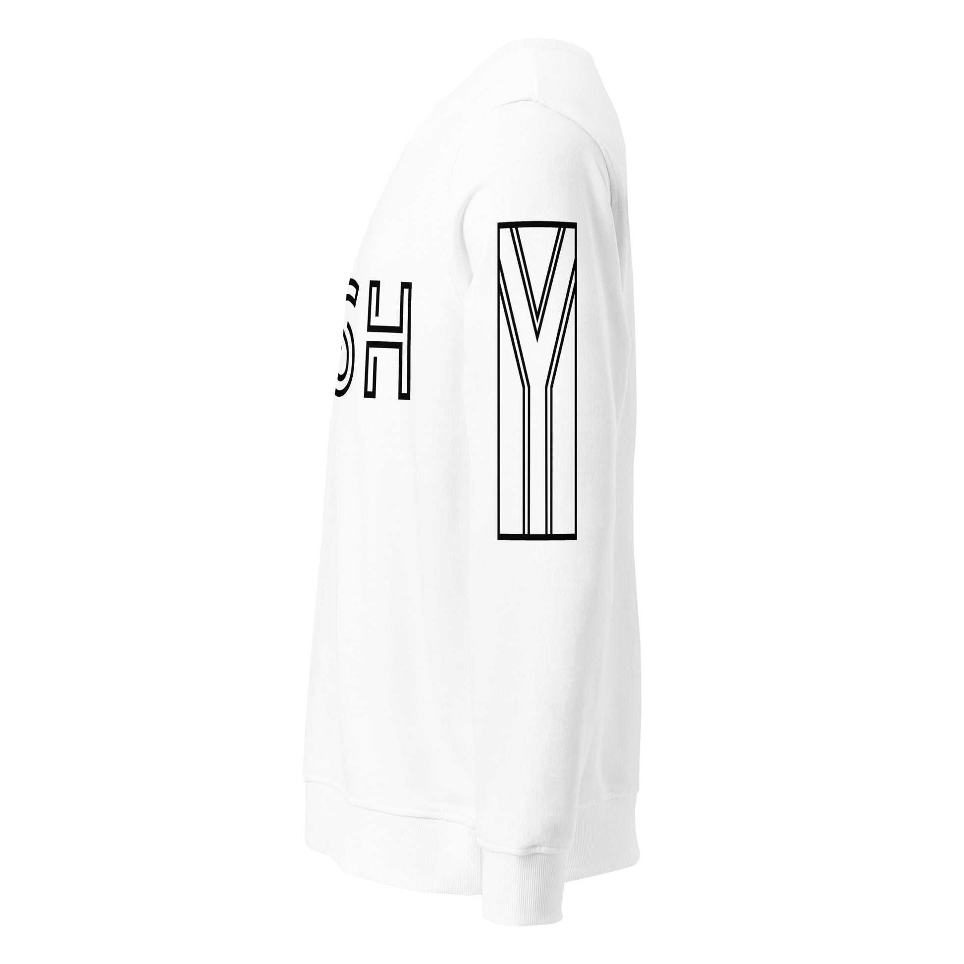 EISH Unisex white organic sweatshirt - Bull & Node