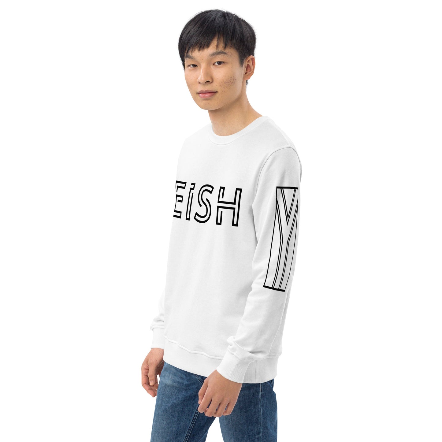 EISH Unisex white organic sweatshirt - Bull & Node