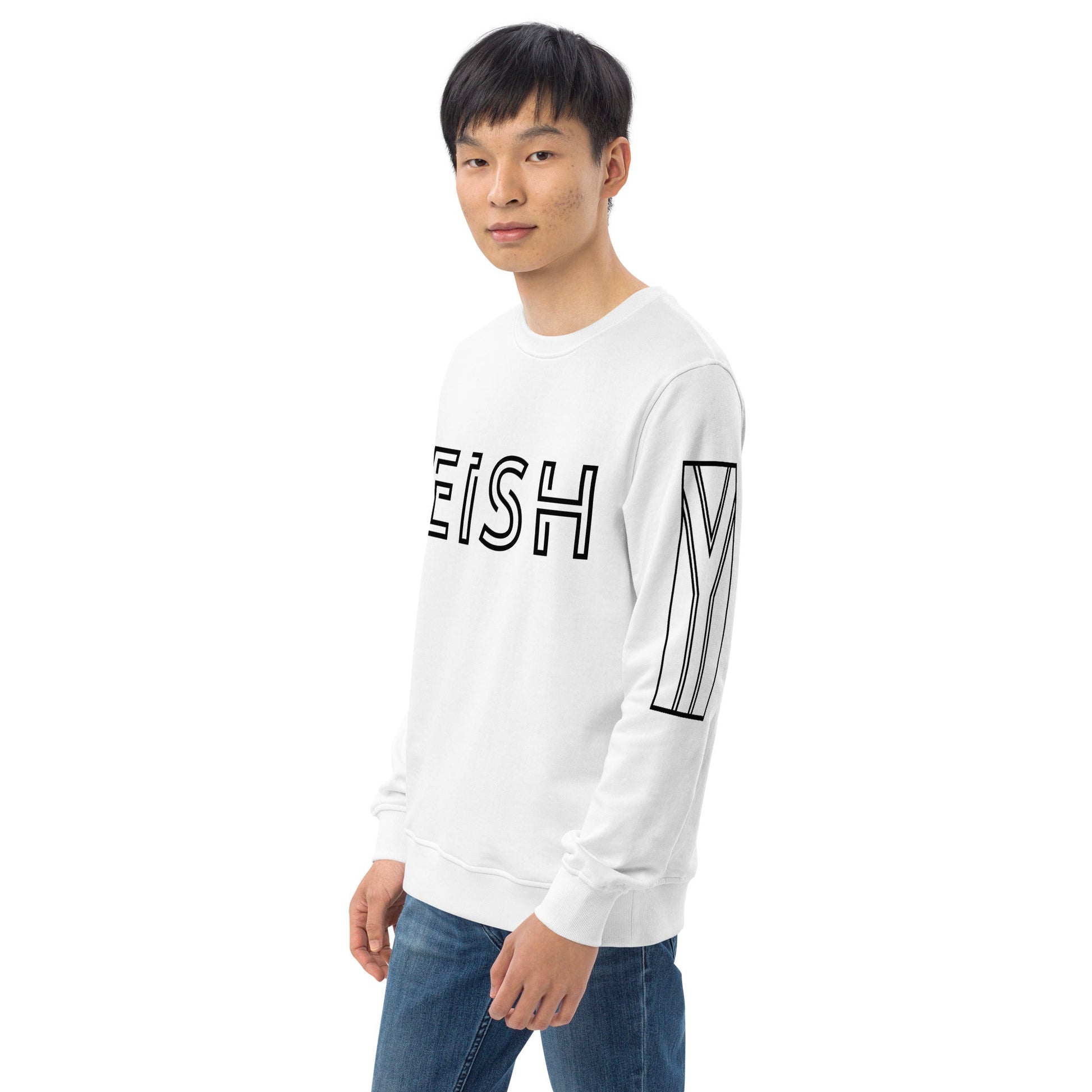 EISH Unisex white organic sweatshirt - Bull & Node