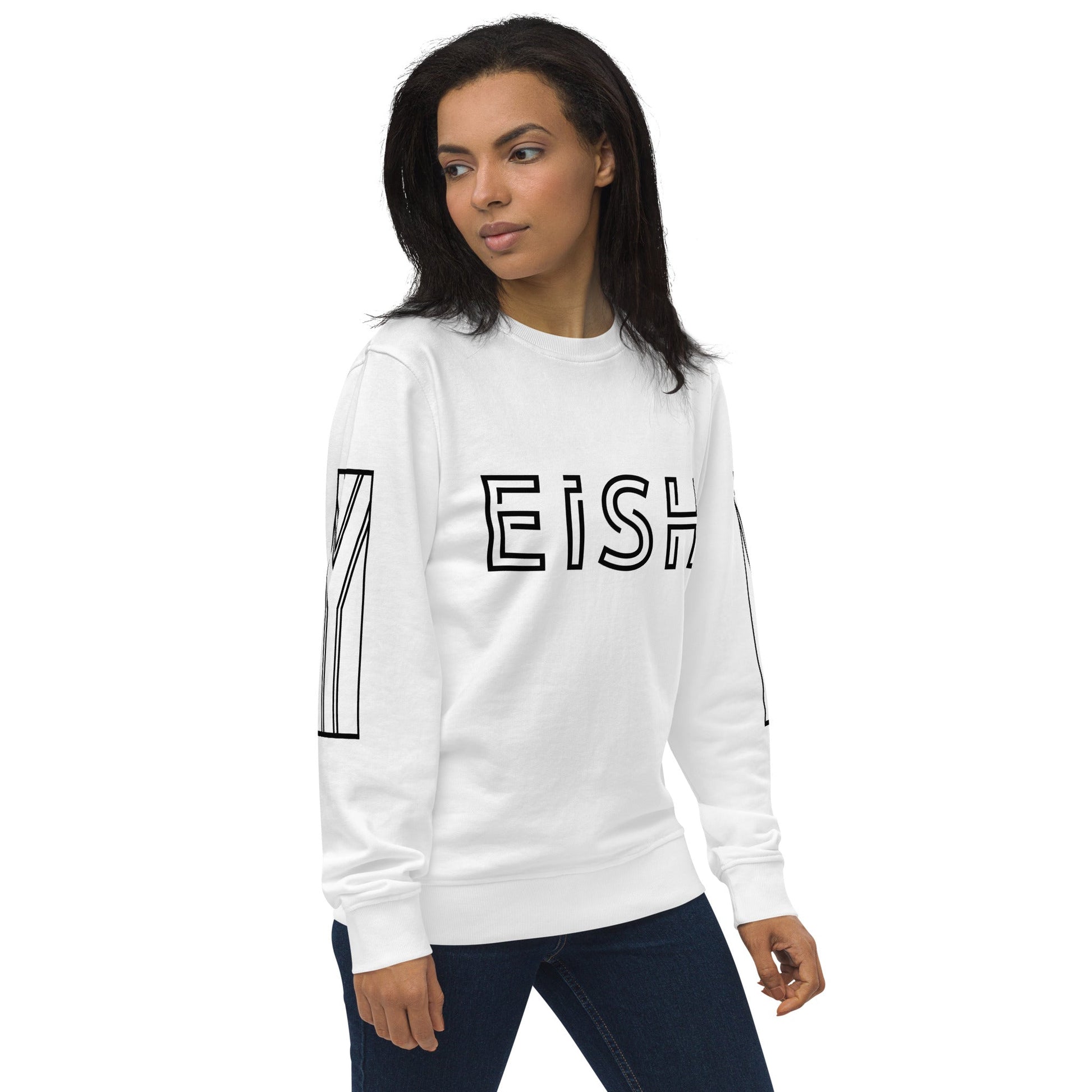 EISH Unisex white organic sweatshirt - Bull & Node